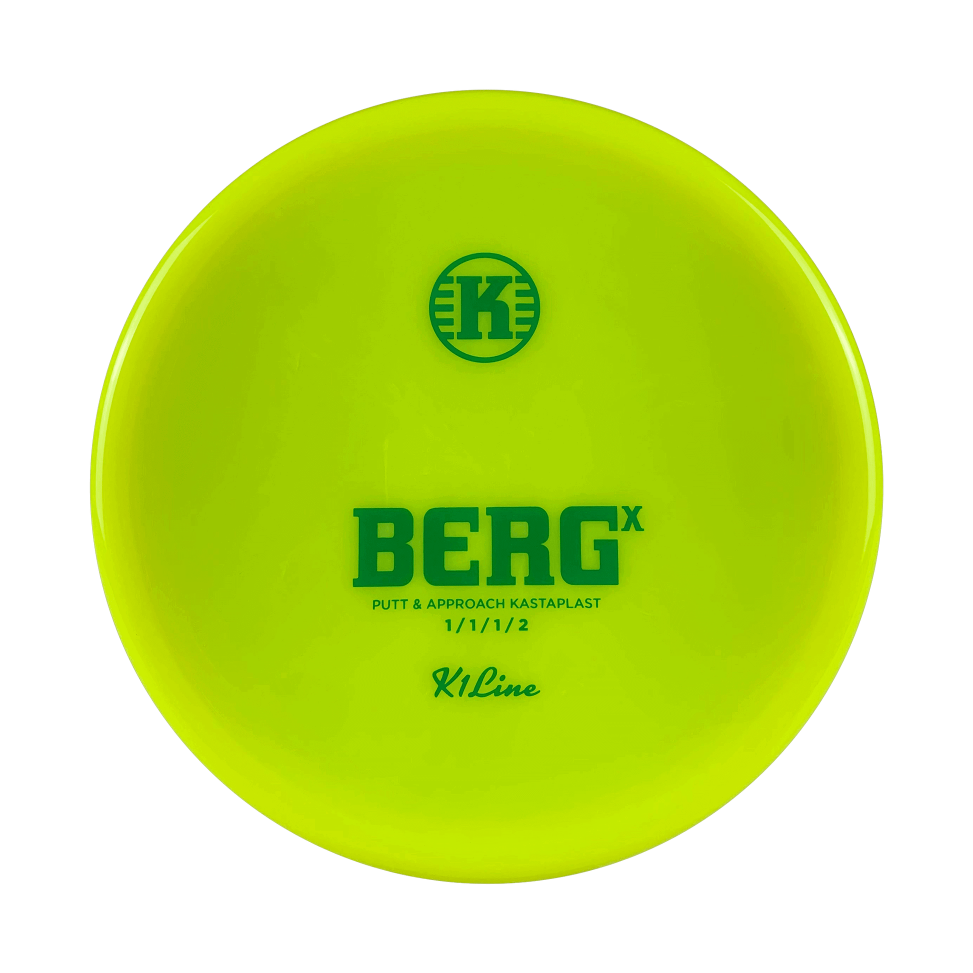 K1 Berg X Disc Kastaplast highlighter yellow 173