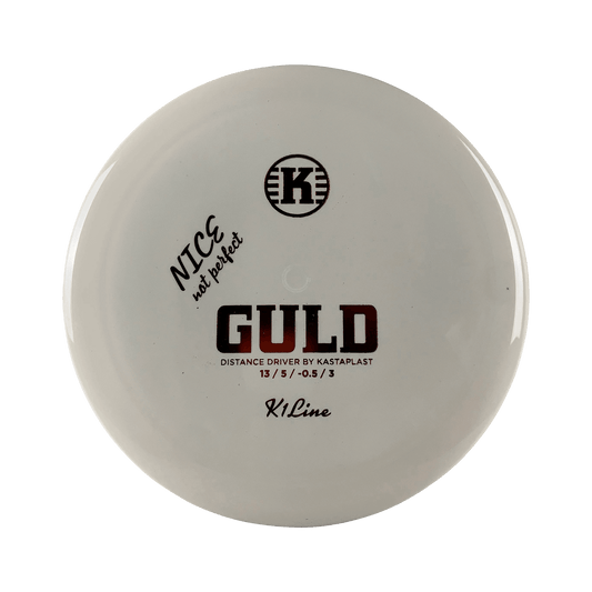 K1 Guld - NICE not perfect Disc Kastaplast white 173
