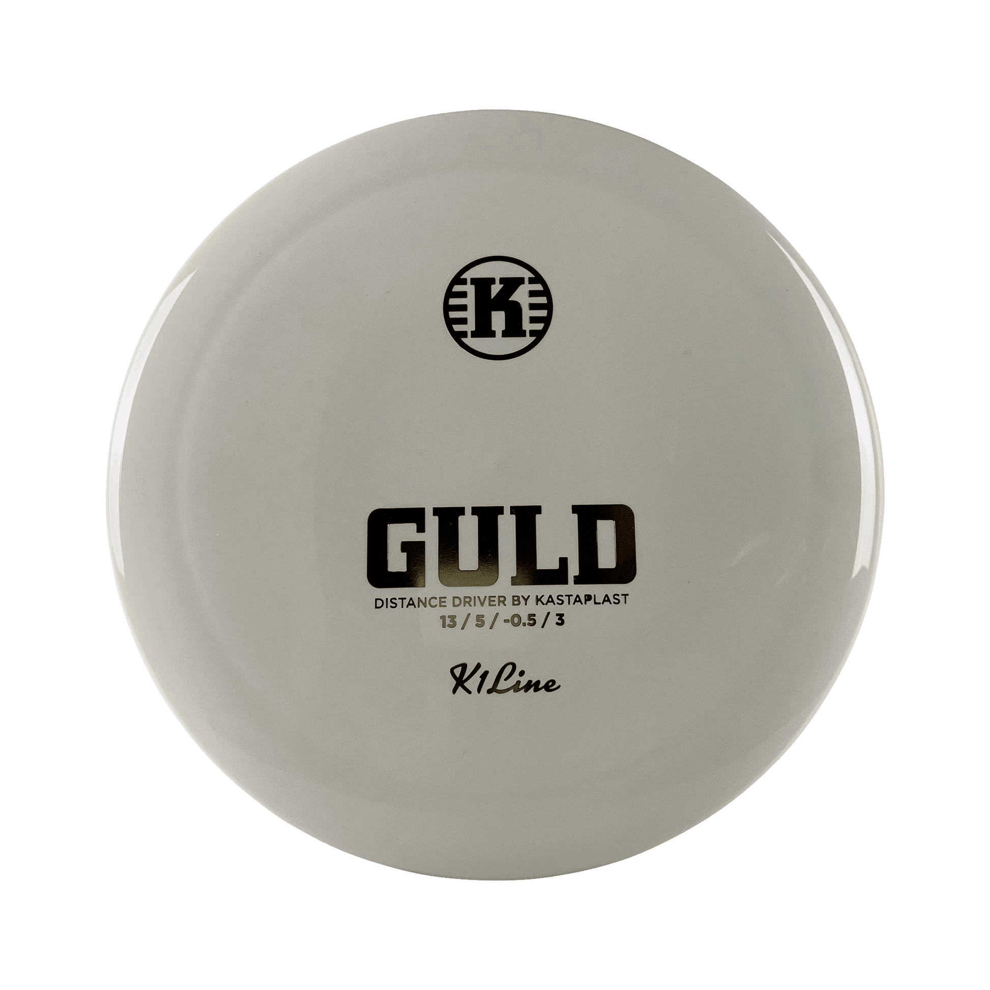 K1 Guld Disc Kastaplast white 160