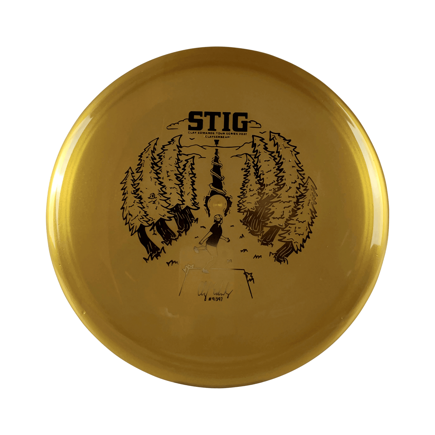 K1 Hard Stig - Clay Edwards Tour Series 2023 Disc Kastaplast gold 175
