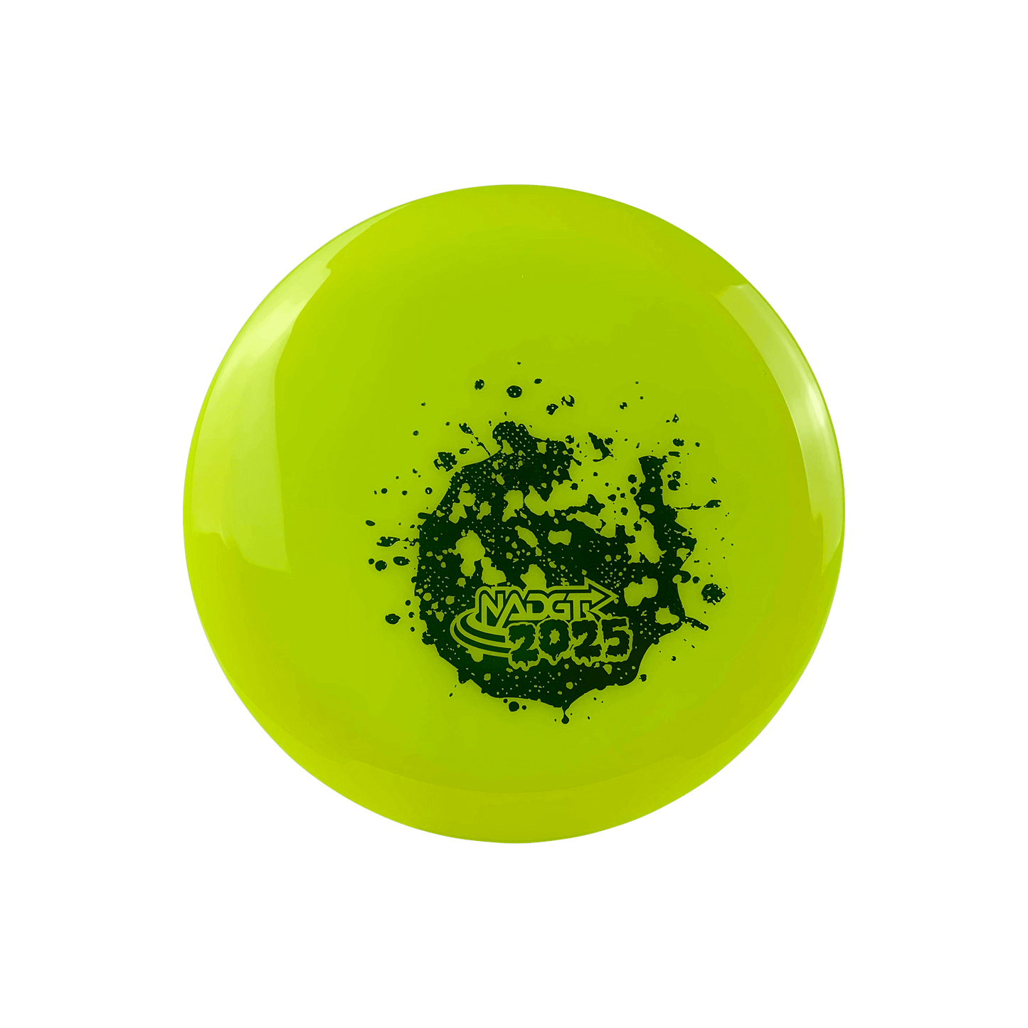 K1 Idog - NADGT Splatter Stamp 2025 Disc Kastaplast highlighter yellow 172.0