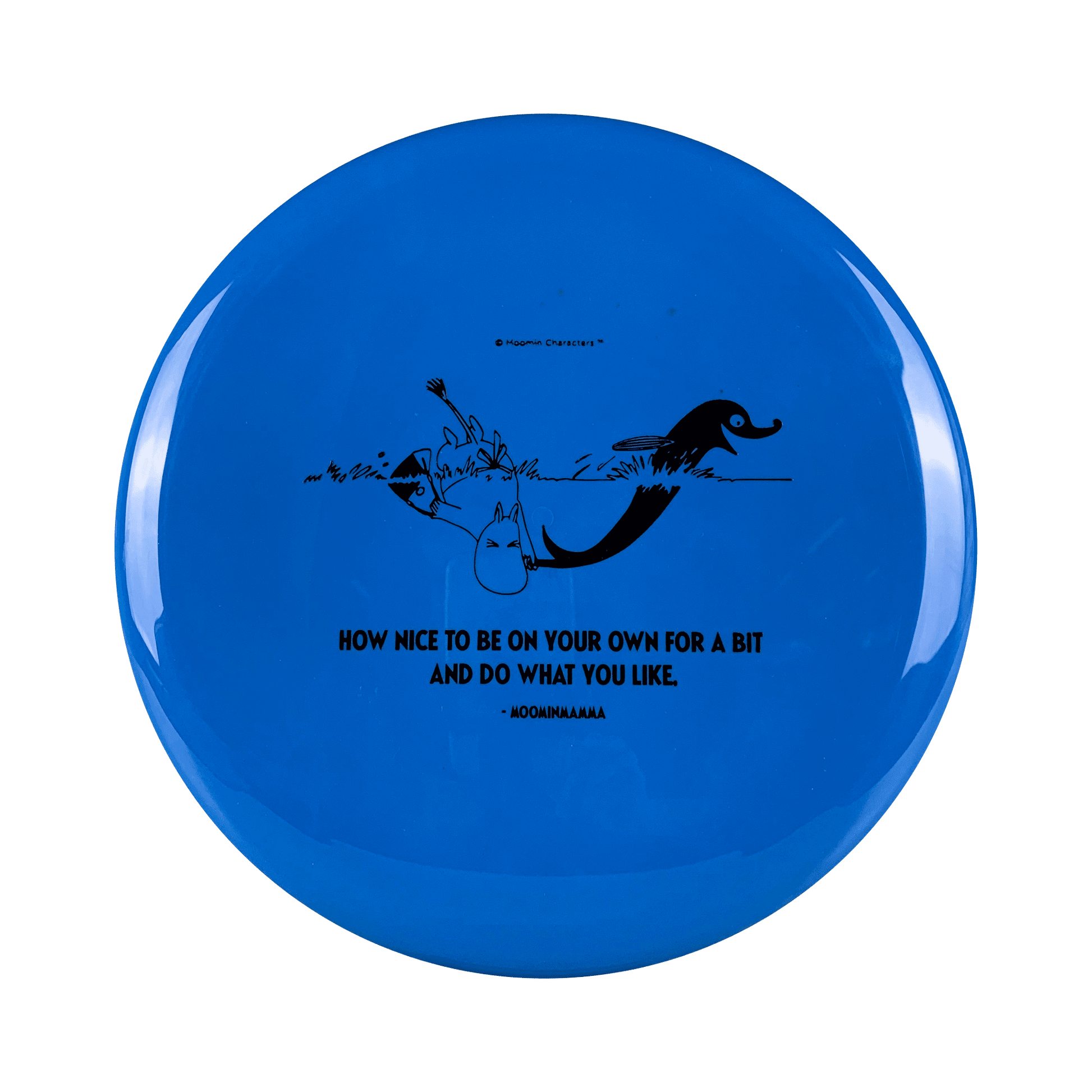 K1 Lots - Moominmamma Stamp Disc Kastaplast blue 173
