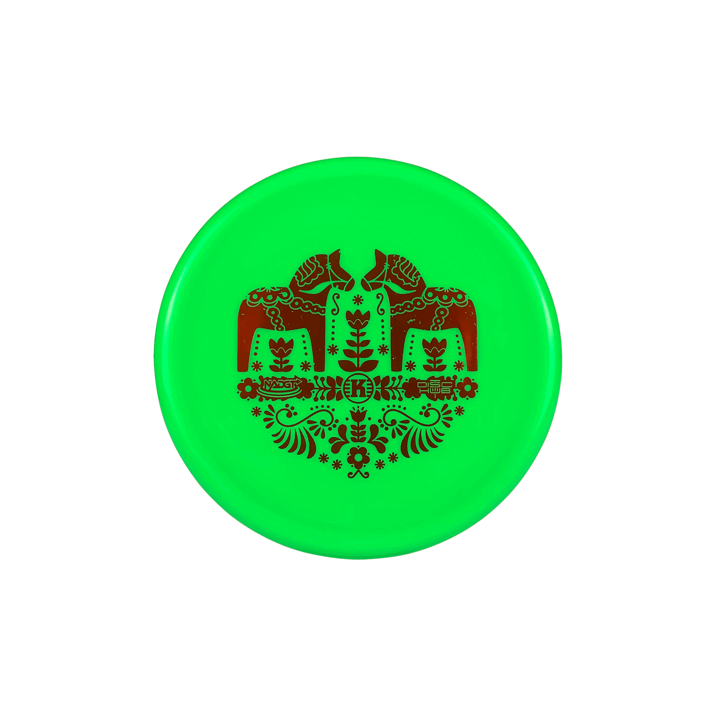 K1 Soft Berg - Dala Horse Stamp Disc Kastaplast green 173