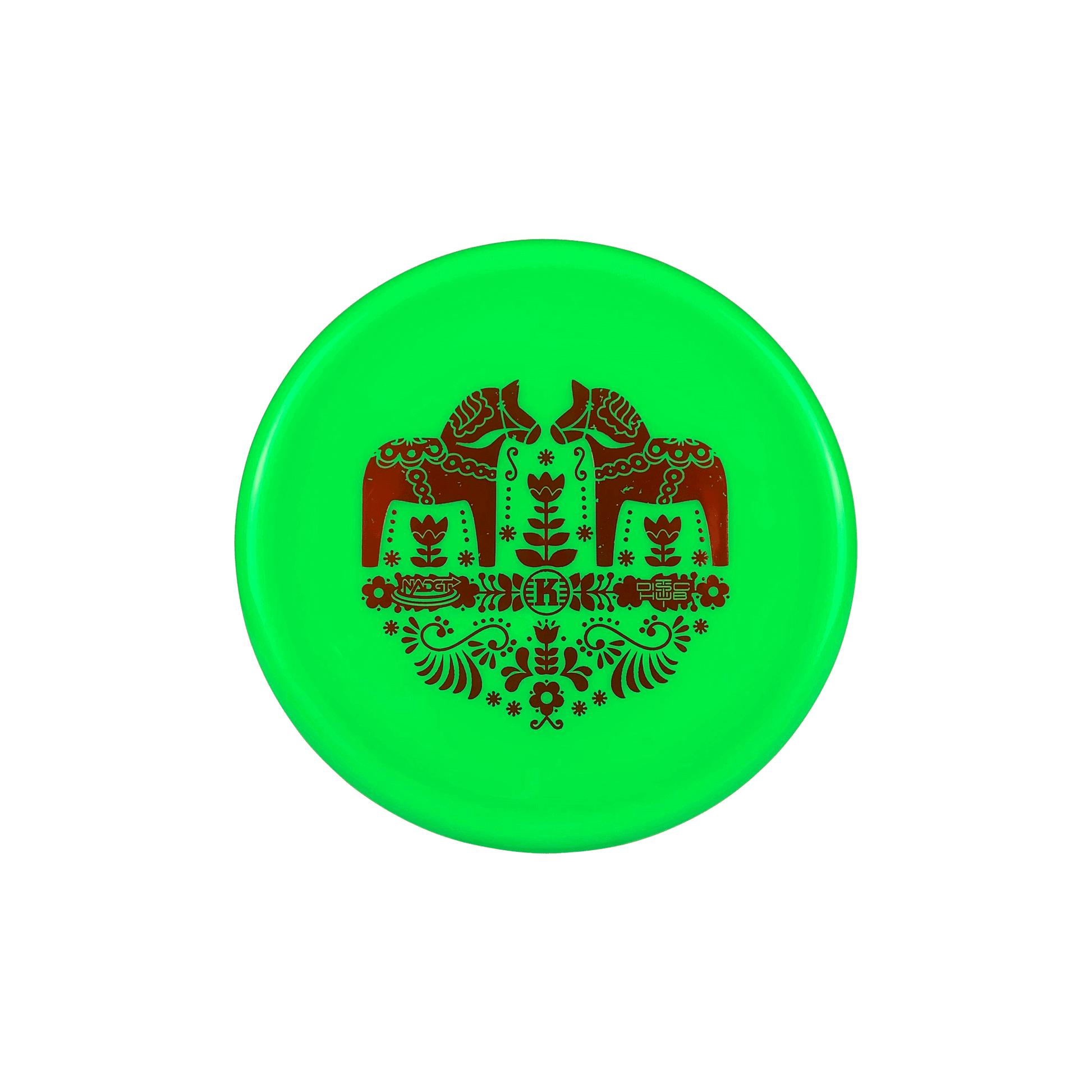 K1 Soft Berg - Dala Horse Stamp Disc Kastaplast green 173