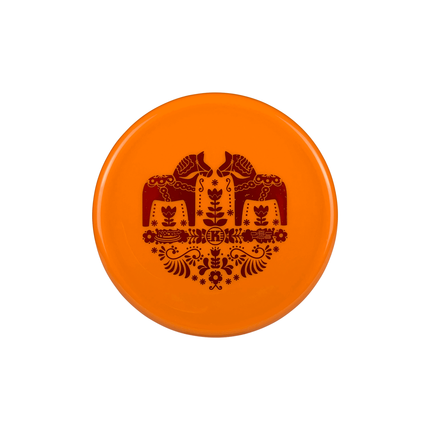 K1 Soft Berg - Dala Horse Stamp Disc Kastaplast orange 173