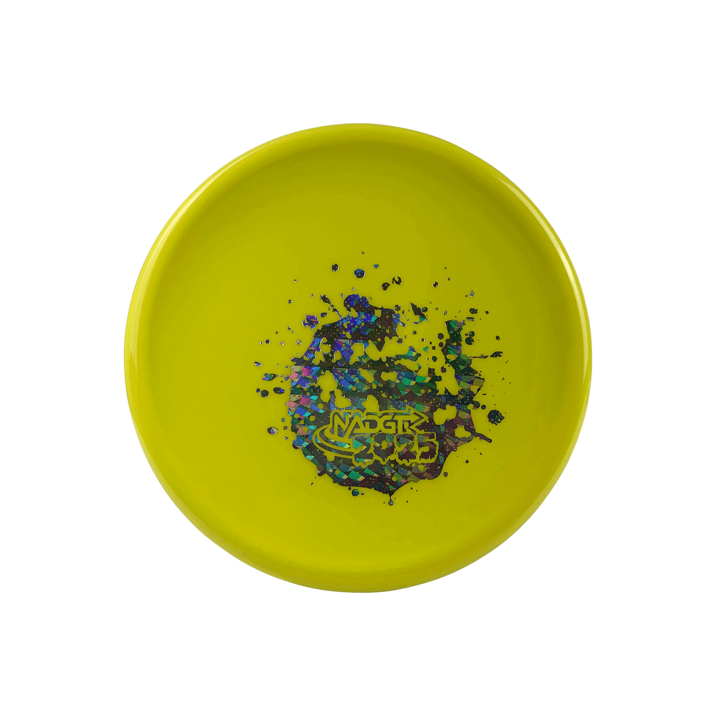 K1 Soft Berg - NADGT Splatter Stamp 2025 Disc Kastaplast yellow 173.0