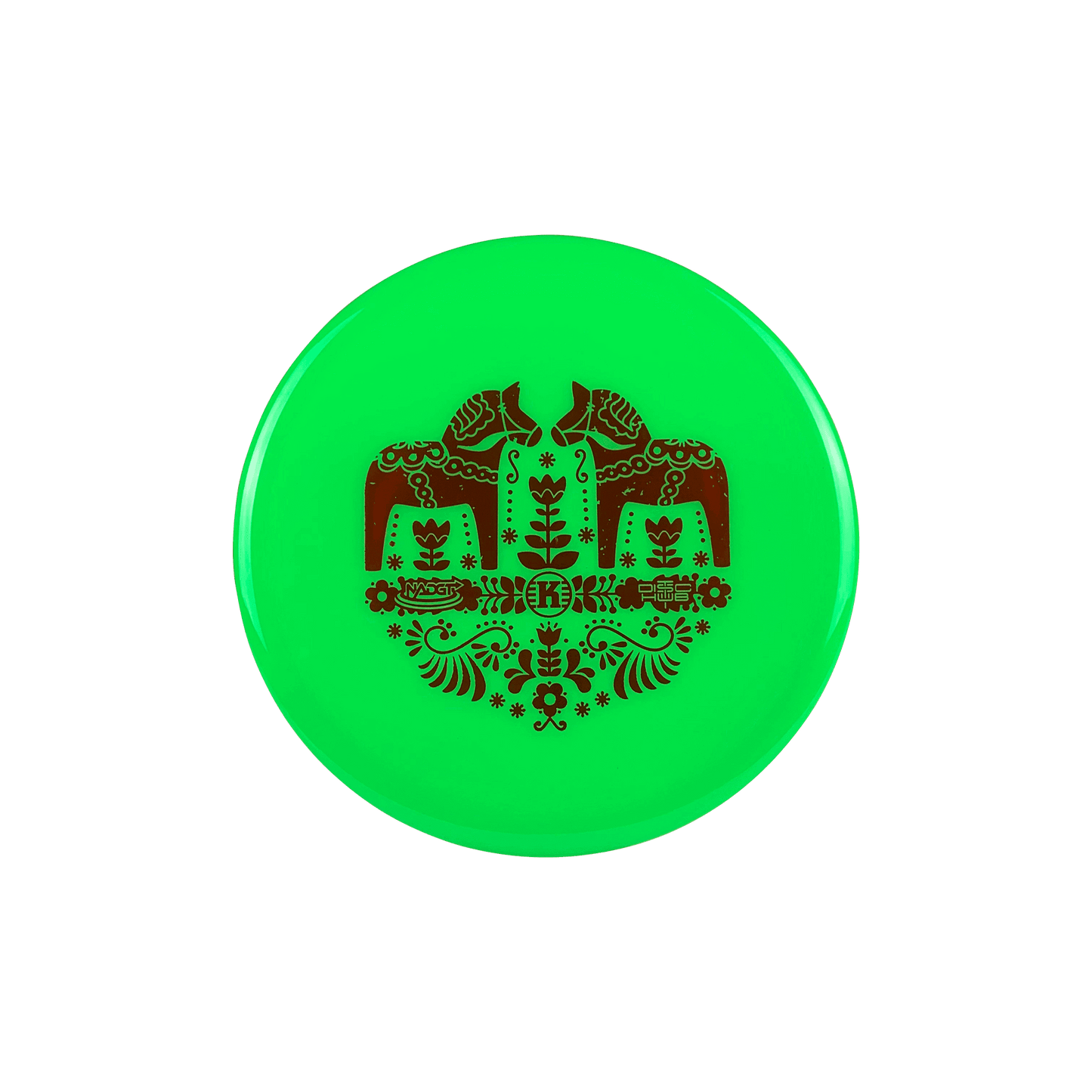 K1 Soft Järn - Dala Horse Stamp Disc Kastaplast green 173