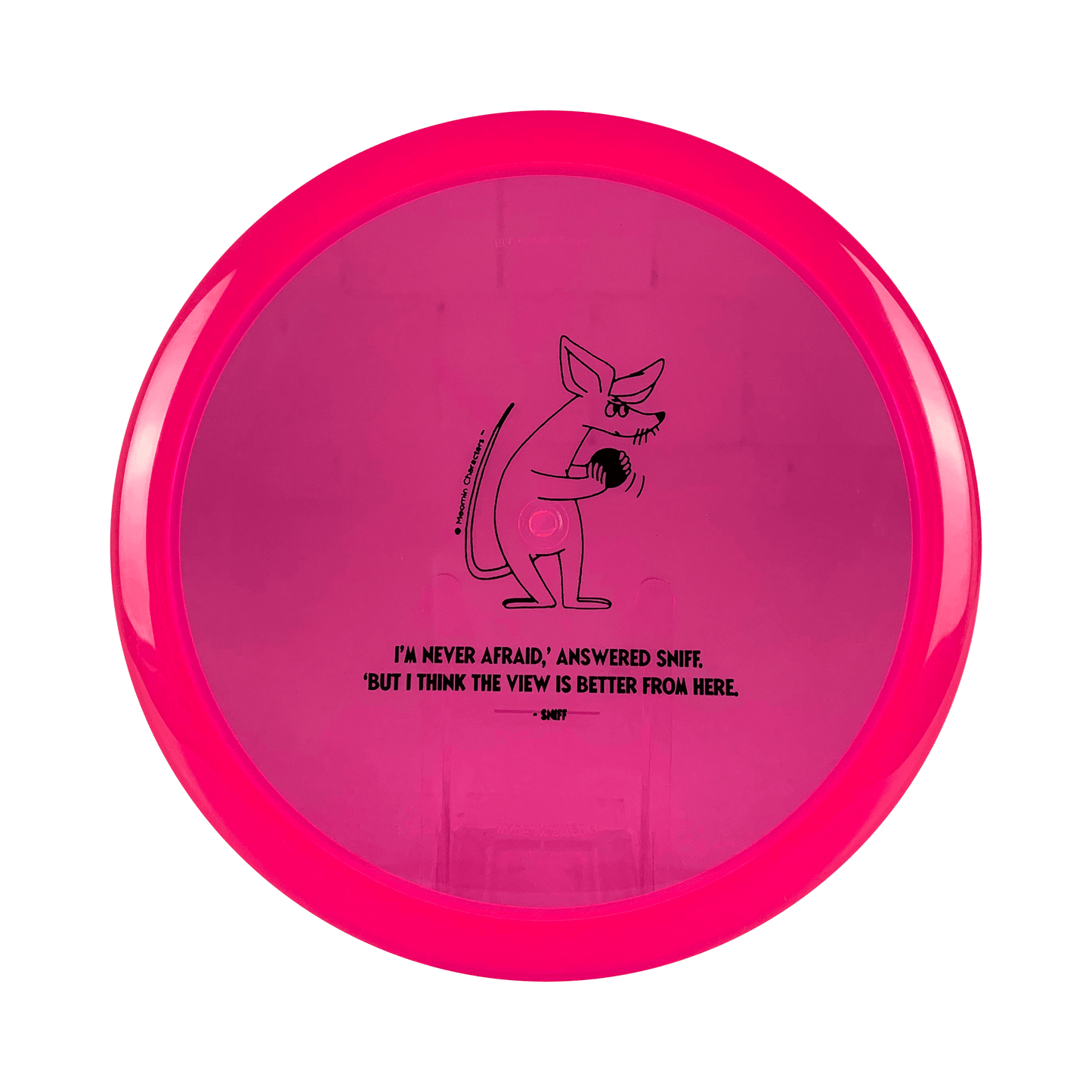 K1 Soft Kaxe - Sniff Stamp Disc Kastaplast clear pink 173