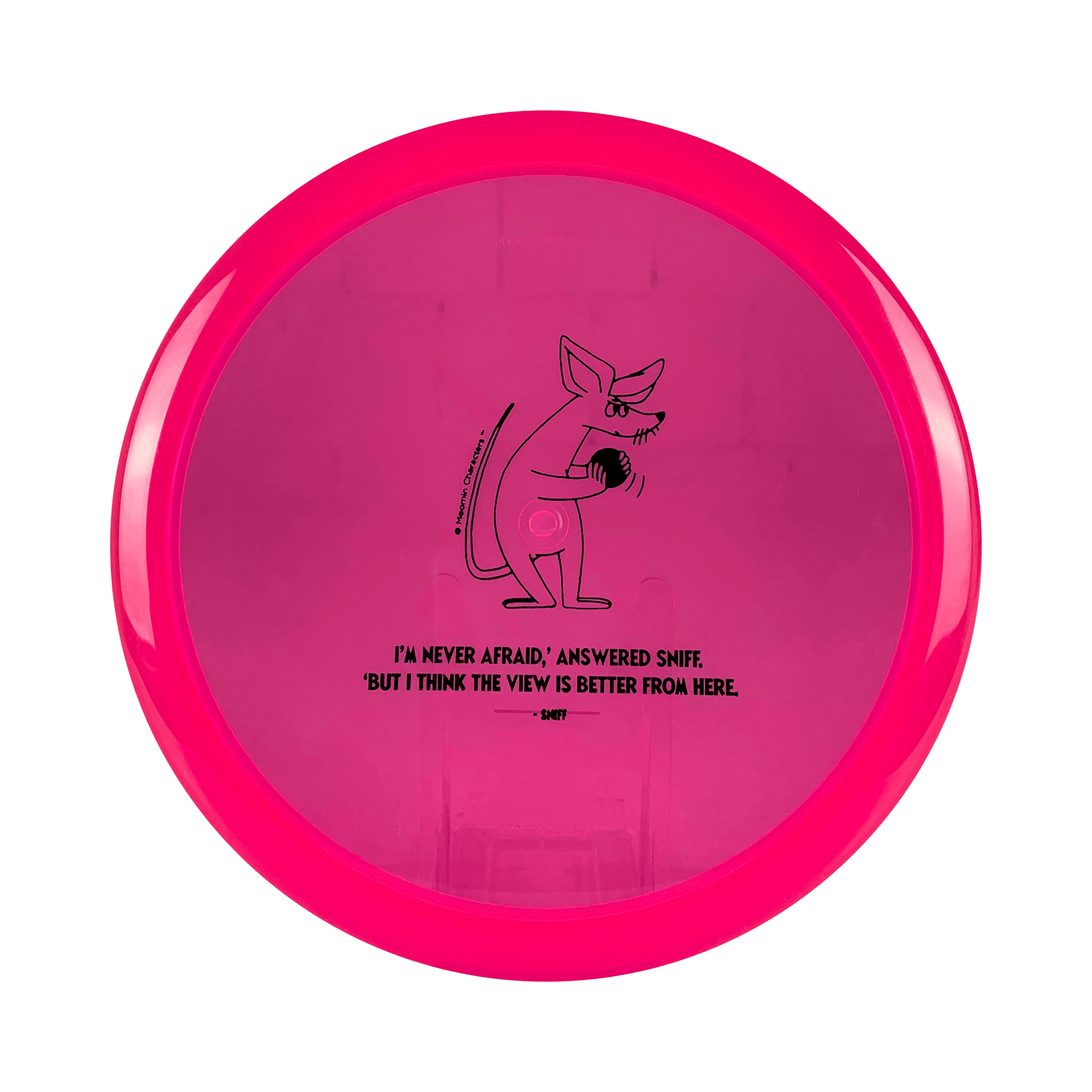 K1 Soft Kaxe - Sniff Stamp Disc Kastaplast clear pink 173