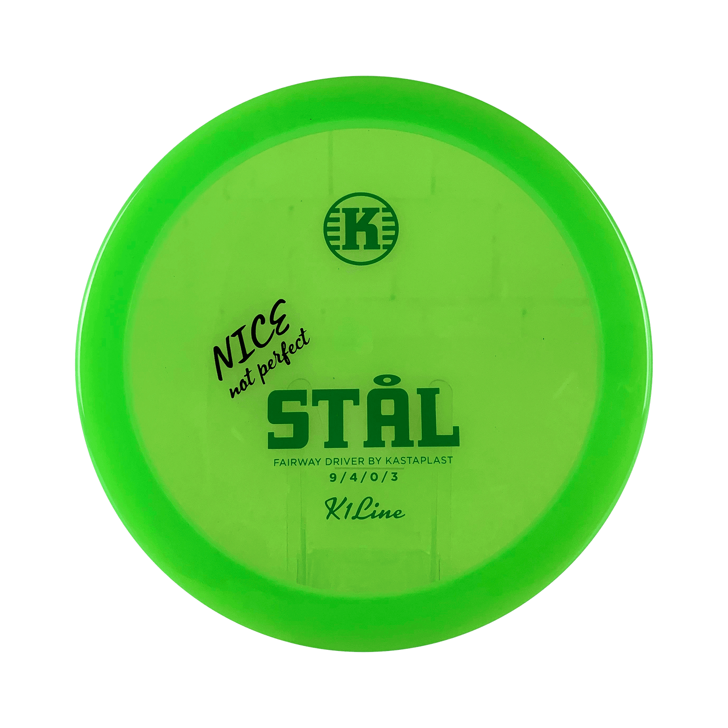 K1 Stal - NICE not perfect Disc Kastaplast light green 172