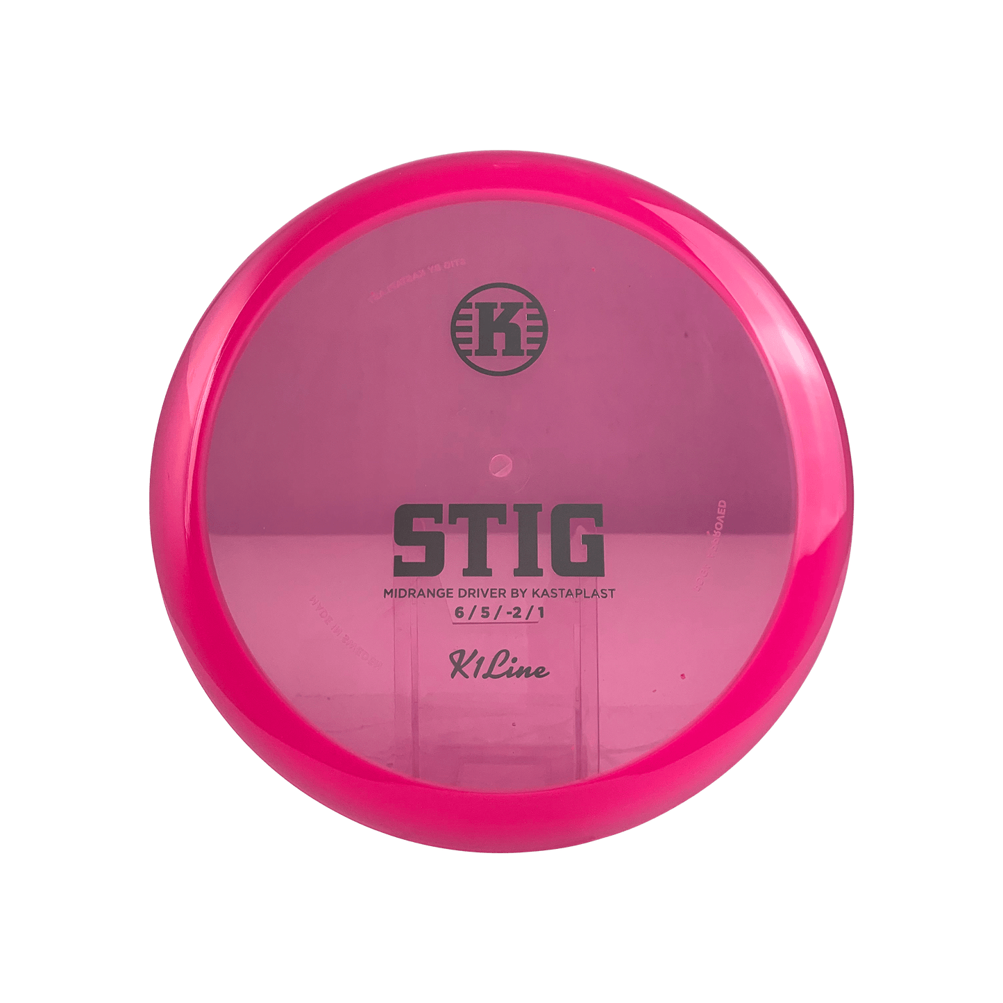 K1 Stig Disc Kastaplast clear pink 171
