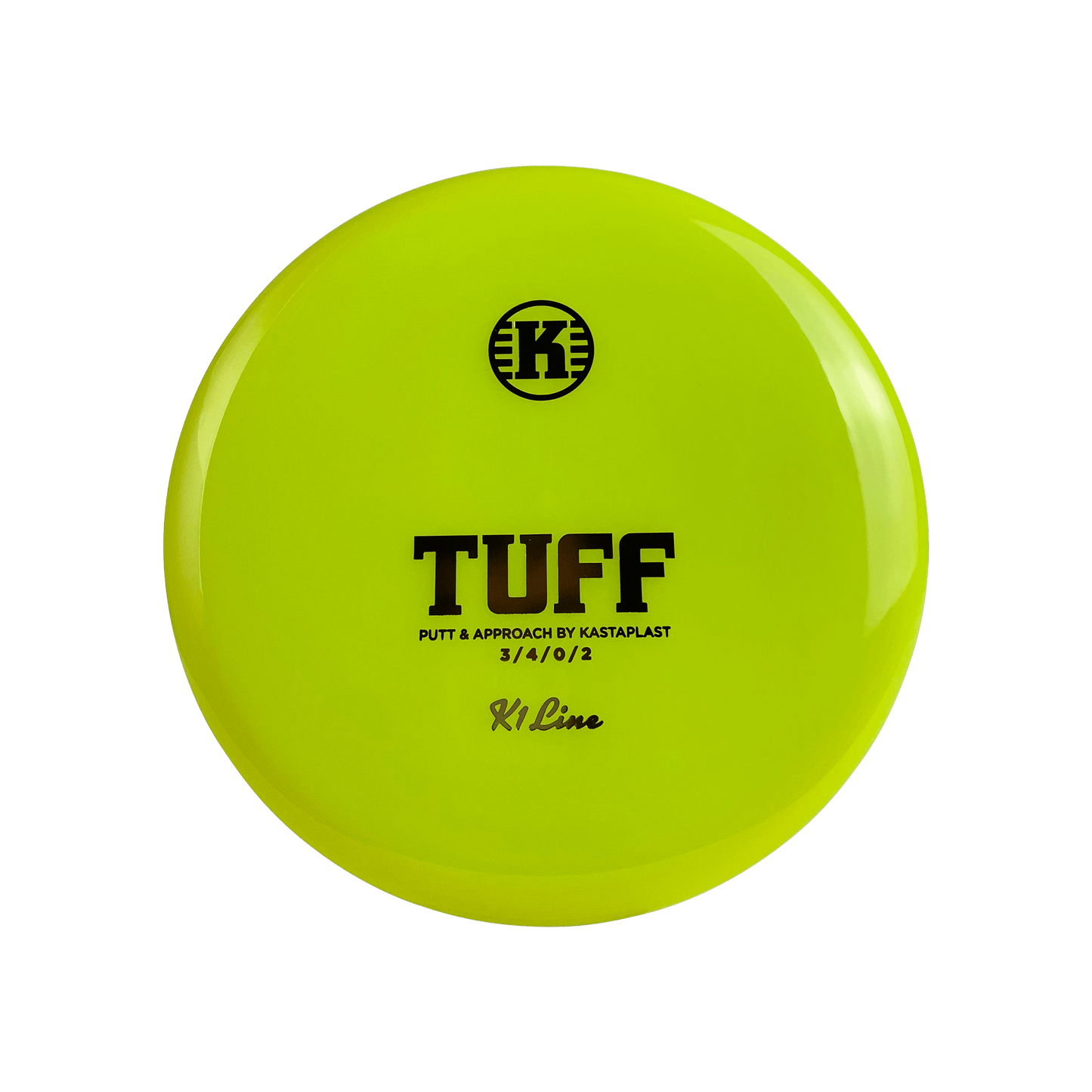 K1 Tuff Disc Kastaplast highlighter yellow 176
