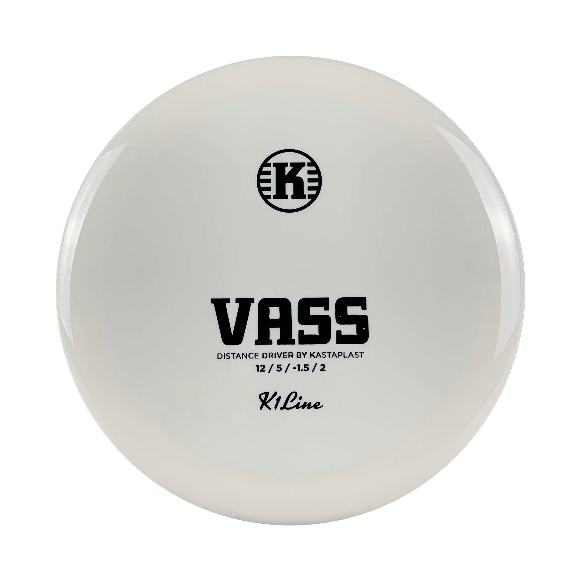 K1 Vass Disc Kastaplast white 171