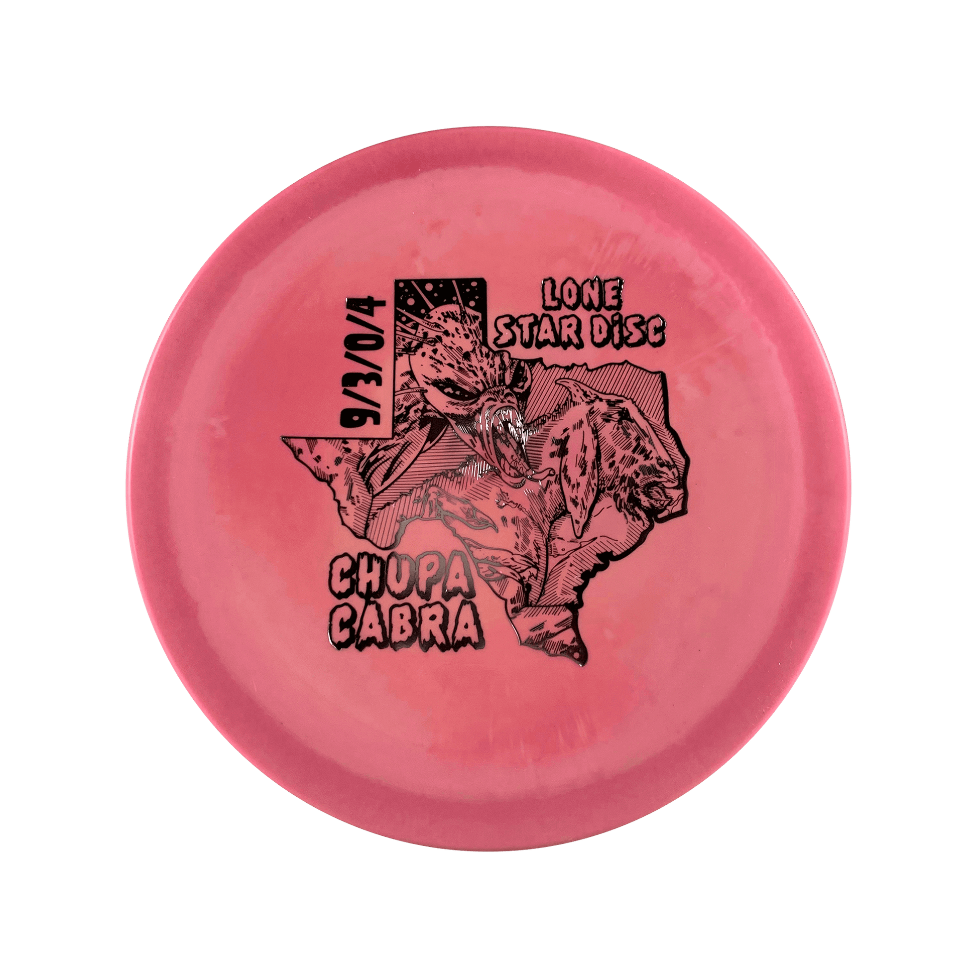 Lima Chupacabra - Goat Killer Stamp Disc Lonestar Disc pink 158