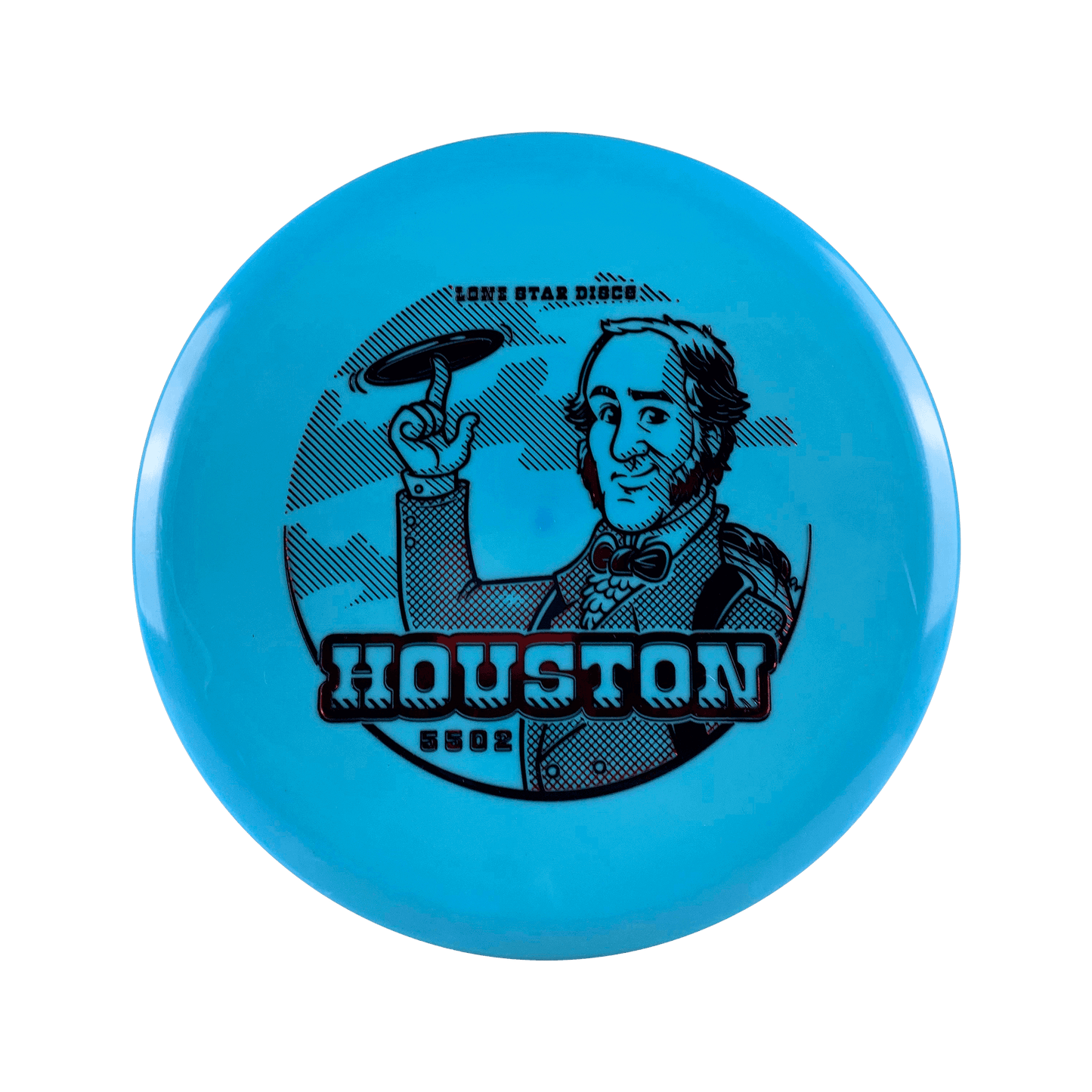 Lima Houston - Houston Stamp Disc Lonestar Disc blue 156