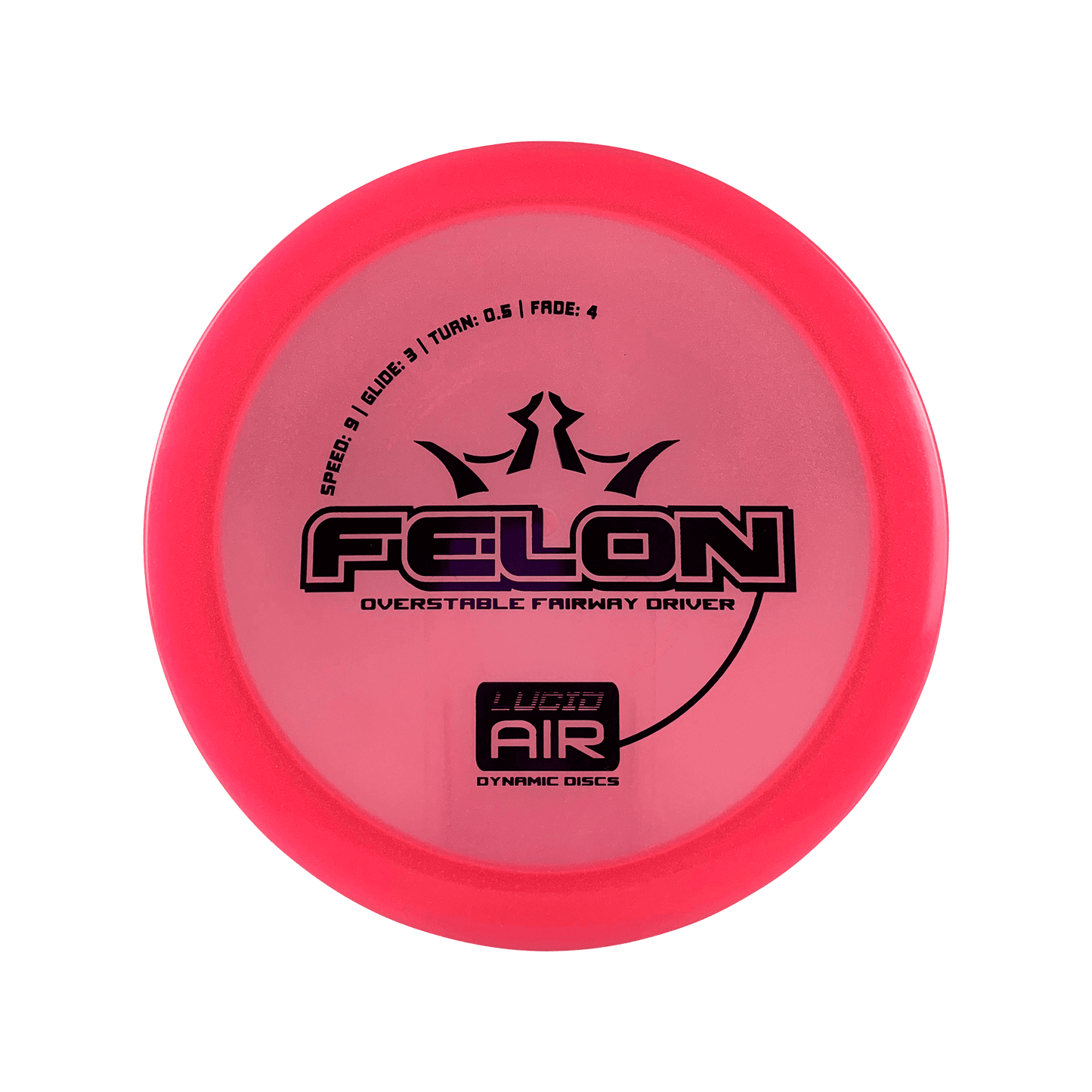 Lucid Air Felon Disc Dynamic Discs clear pink 157