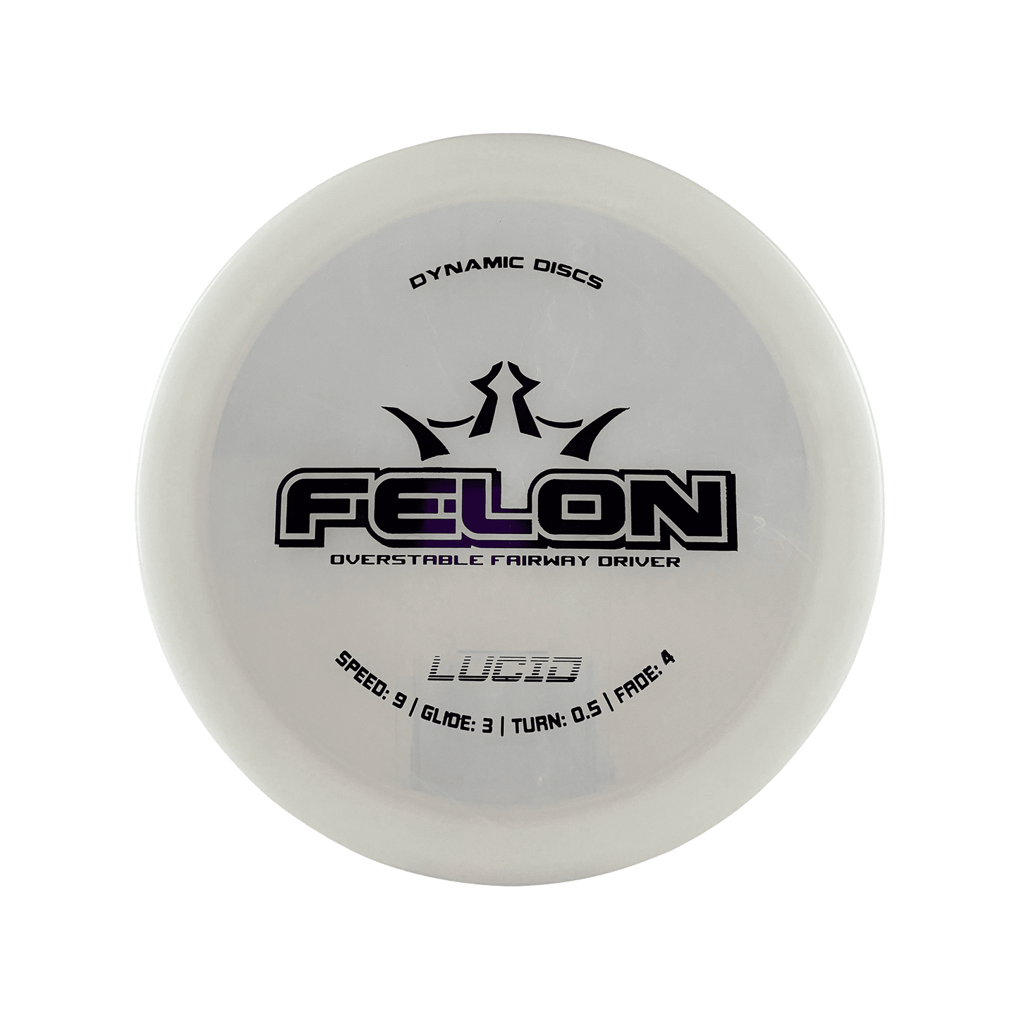 Lucid Felon Disc Dynamic Discs clear white 174