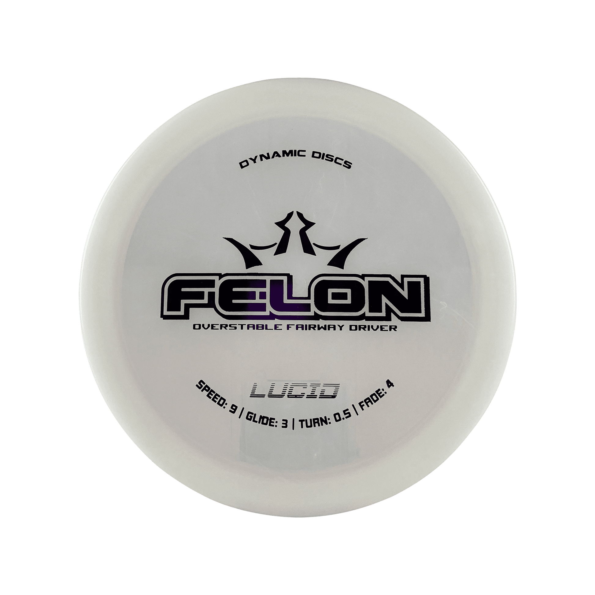 Lucid Felon Disc Dynamic Discs clear white 174