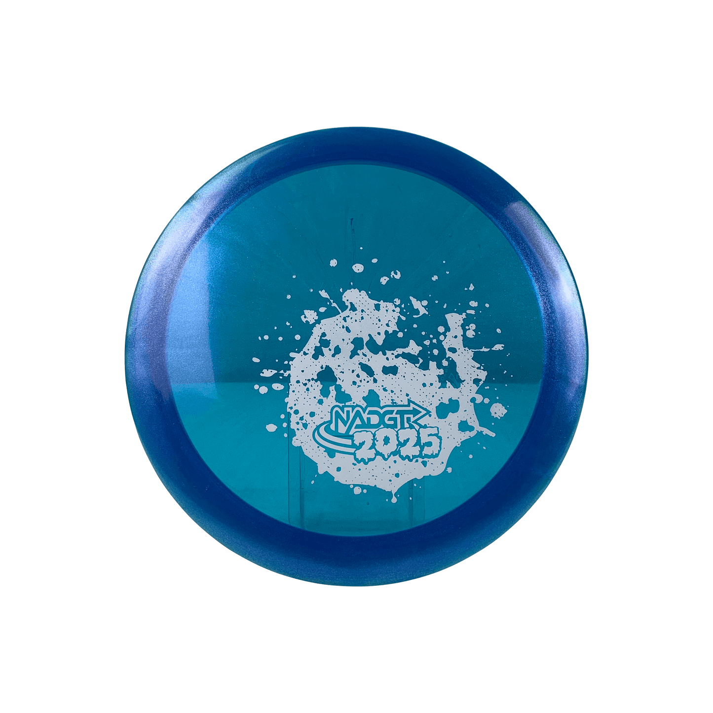 Lucid Ice Glimmer Escape - NADGT Splatter Stamp 2025 Disc Dynamic Discs blue 173.0
