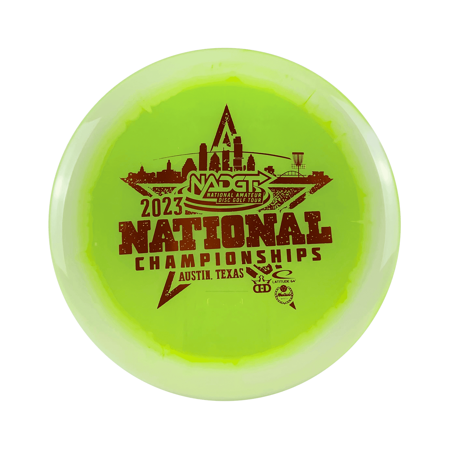 Lucid Ice Orbit Defender - NADGT National Championship 2023 Disc Dynamic Discs multi / highlighter yellow 174