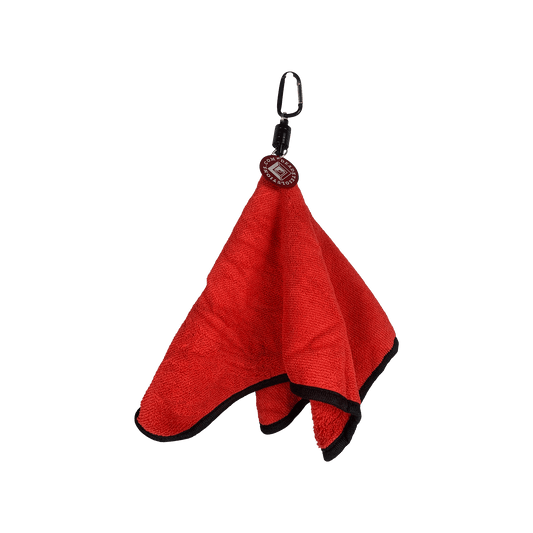 Magnetic Disc Golf Towel Disc Dead-Eye Solutions red