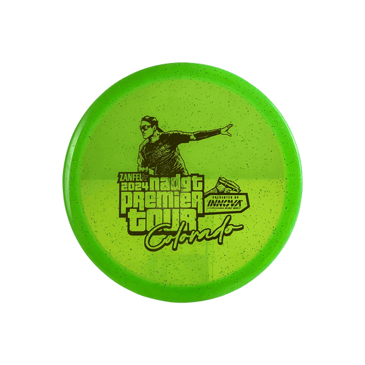 Metal Flake Champion Gator - NADGT Colorado Premier 2024 Stamp Disc Innova lime green 173