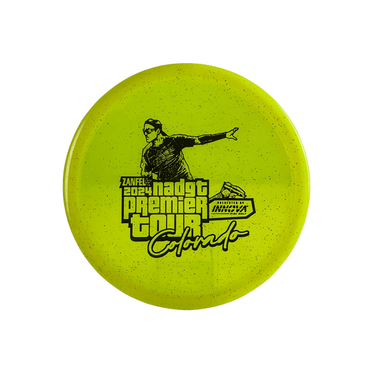 Metal Flake Champion Gator - NADGT Colorado Premier 2024 Stamp Disc Innova yellow 173