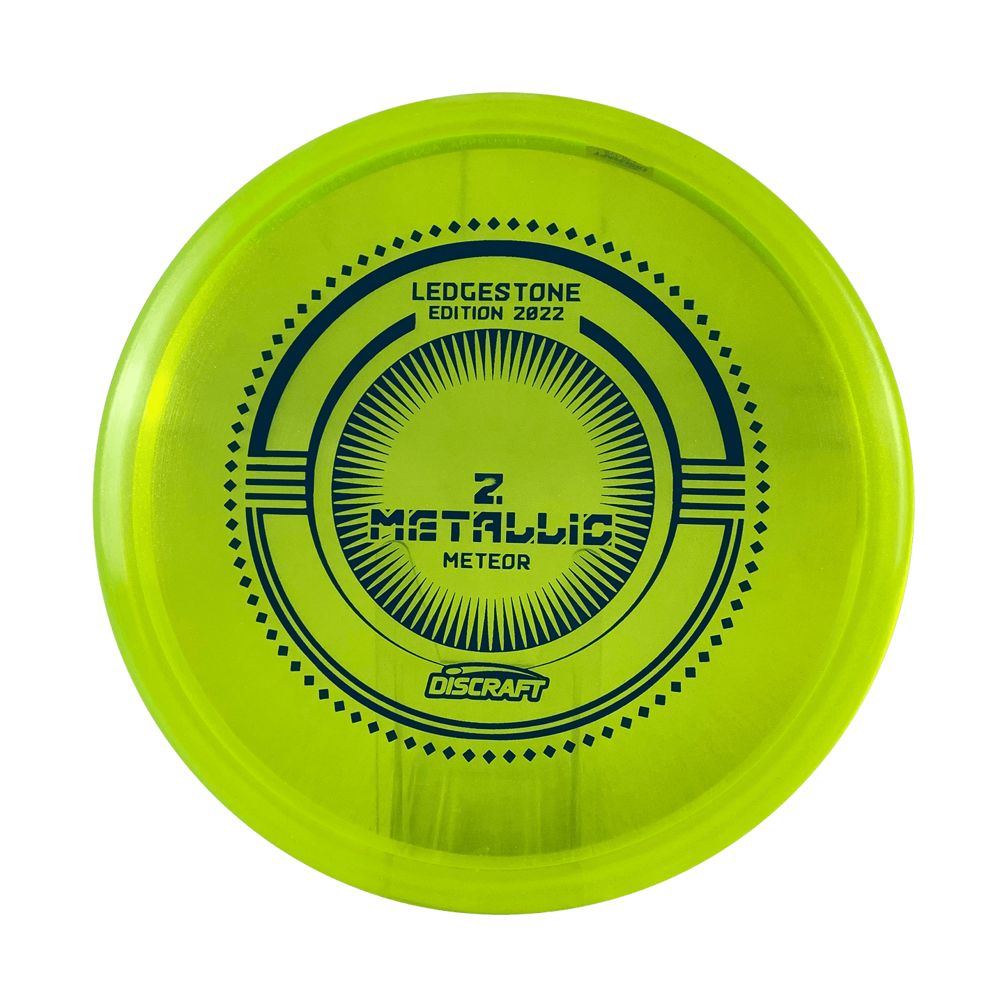 Metallic Z Meteor - Ledgestone Disc Discraft yellow 175