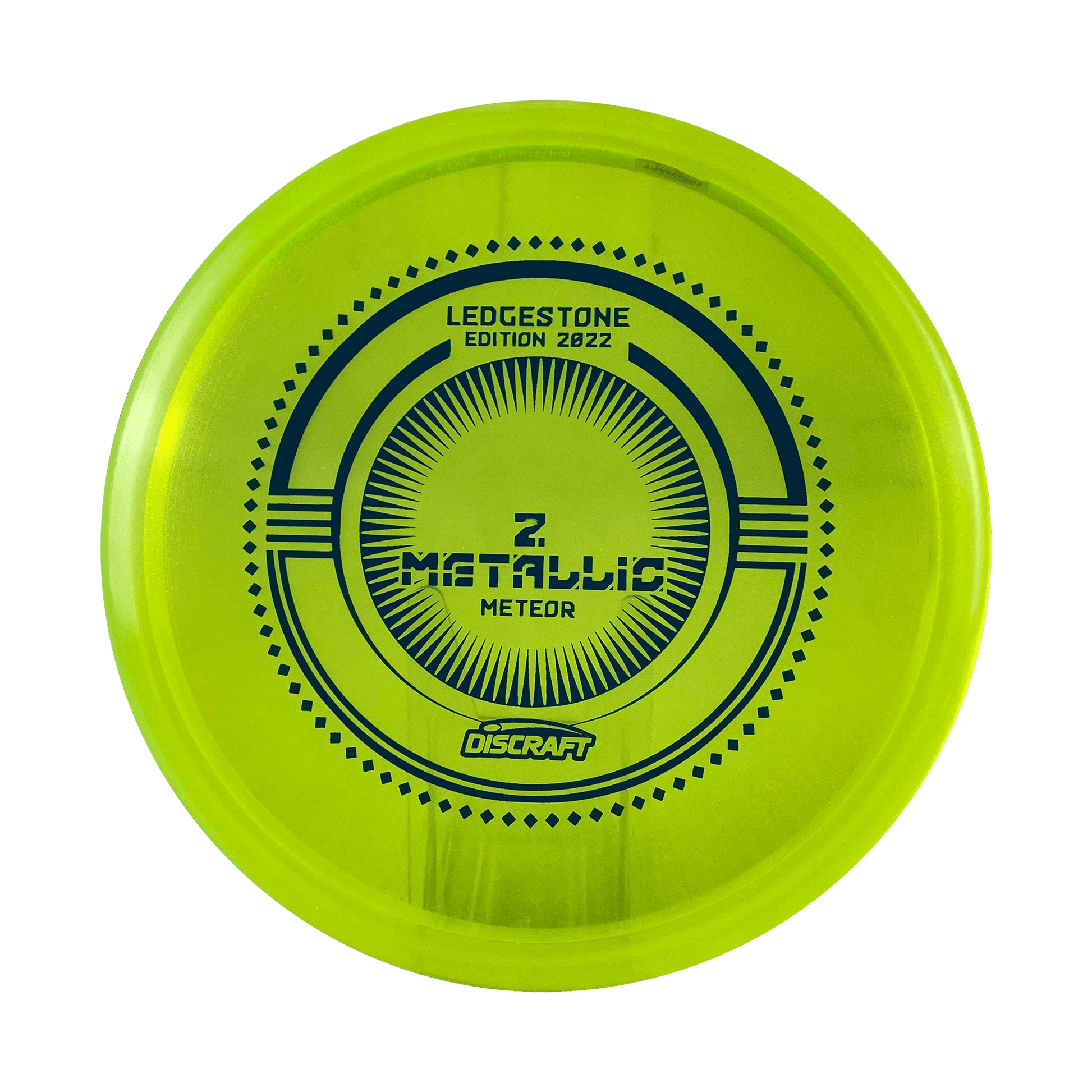 Metallic Z Meteor - Ledgestone Disc Discraft yellow 175