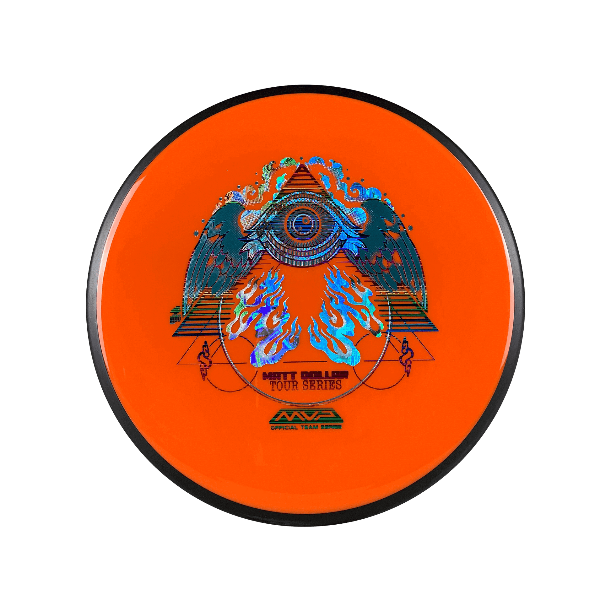 Neutron Detour - Matt Dollar Flying Eye Stamp Disc MVP orange 177