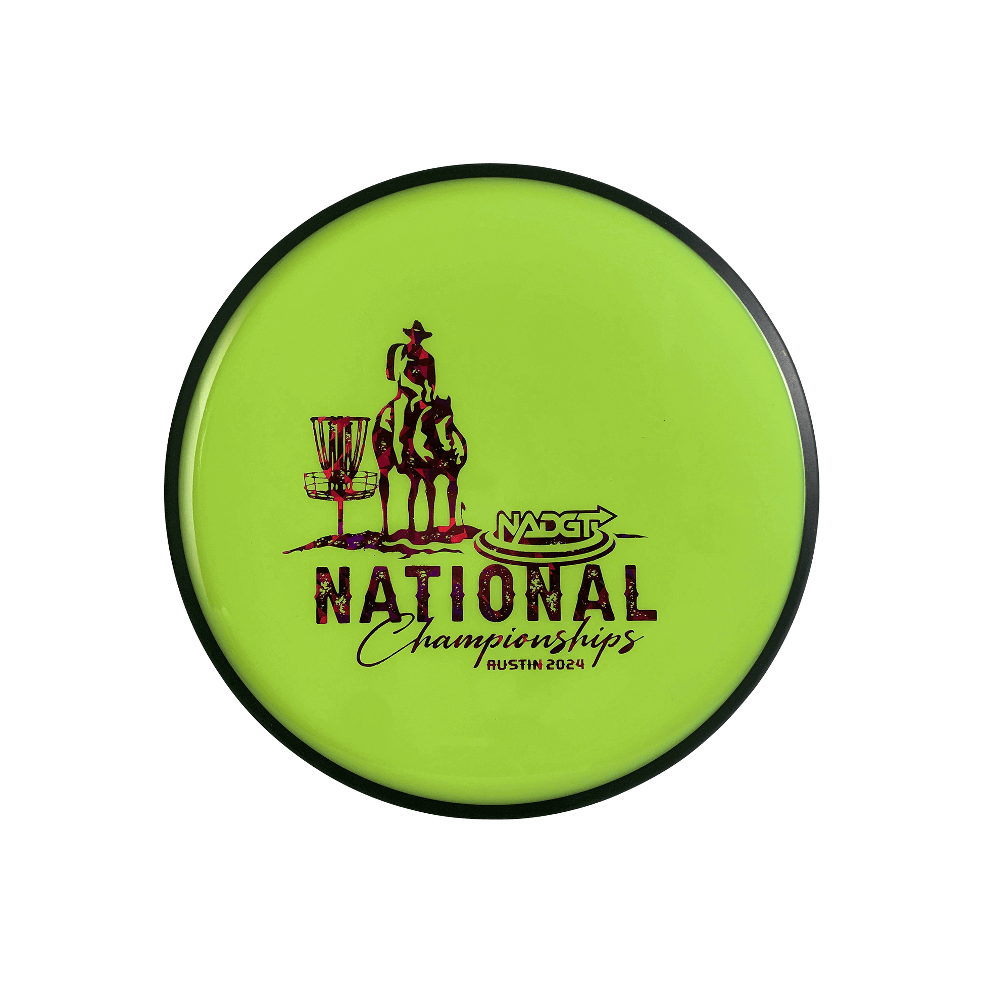 Neutron Detour - NADGT National Championship 2024 Cowboy Stamp Disc MVP highlighter yellow 176