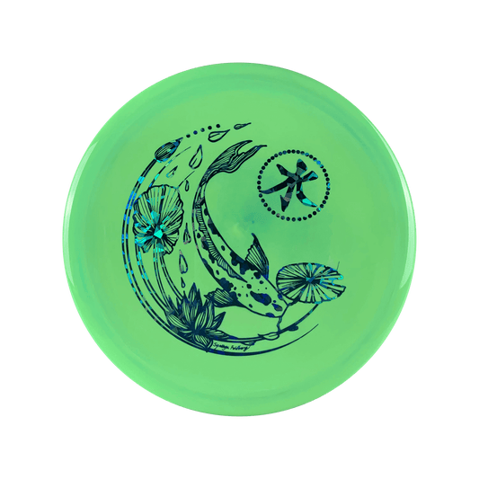 Neutron Drift - Koi Stamp Disc Streamline multi / light green 175