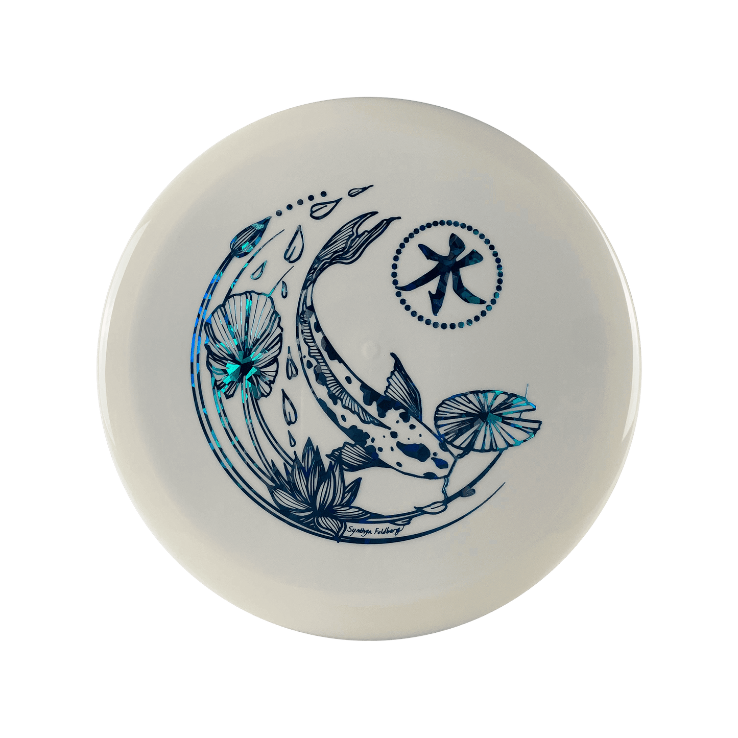 Neutron Drift - Koi Stamp Disc Streamline white 174