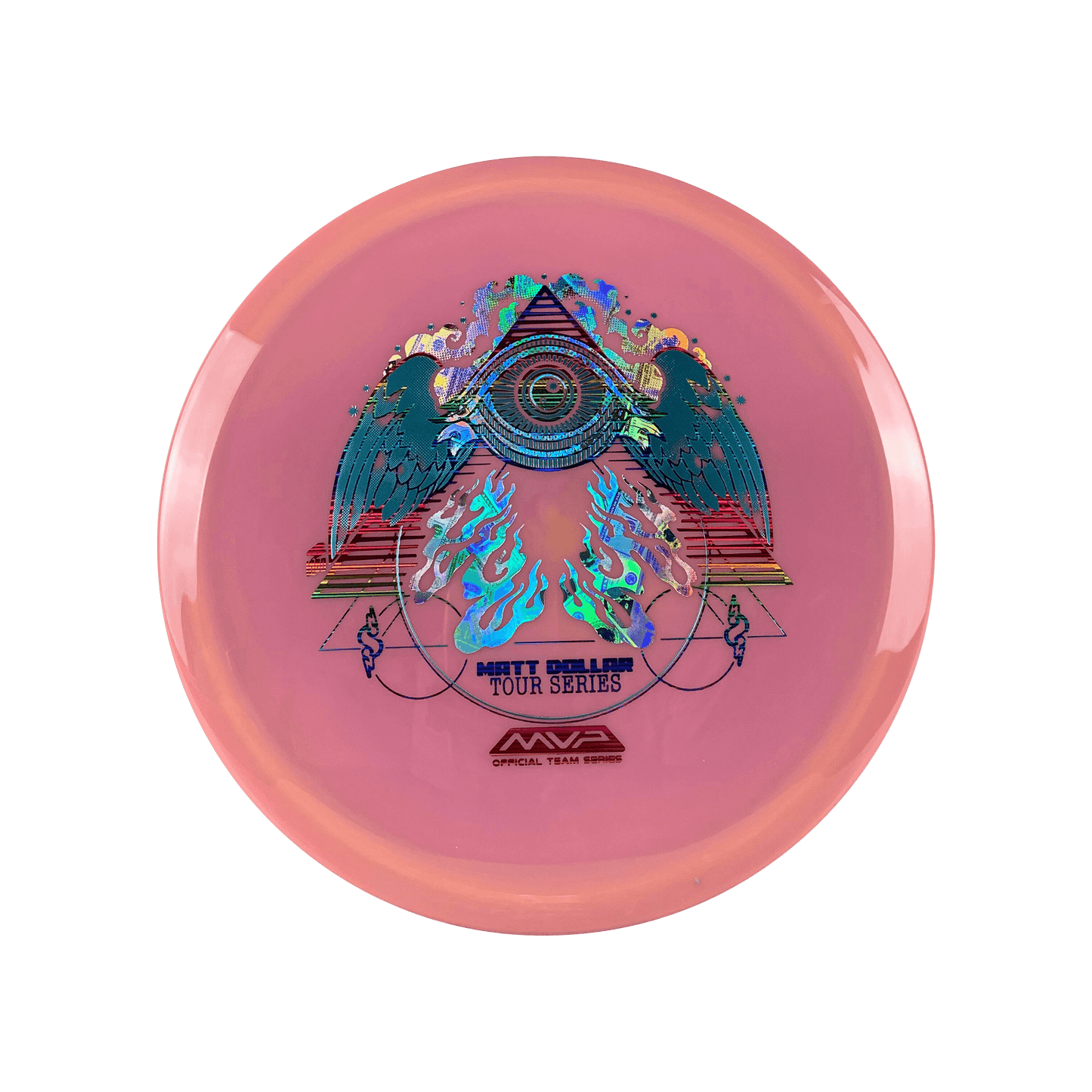 Neutron Drift - Matt Dollar Flying Eye Stamp Disc Streamline multi / pink 175
