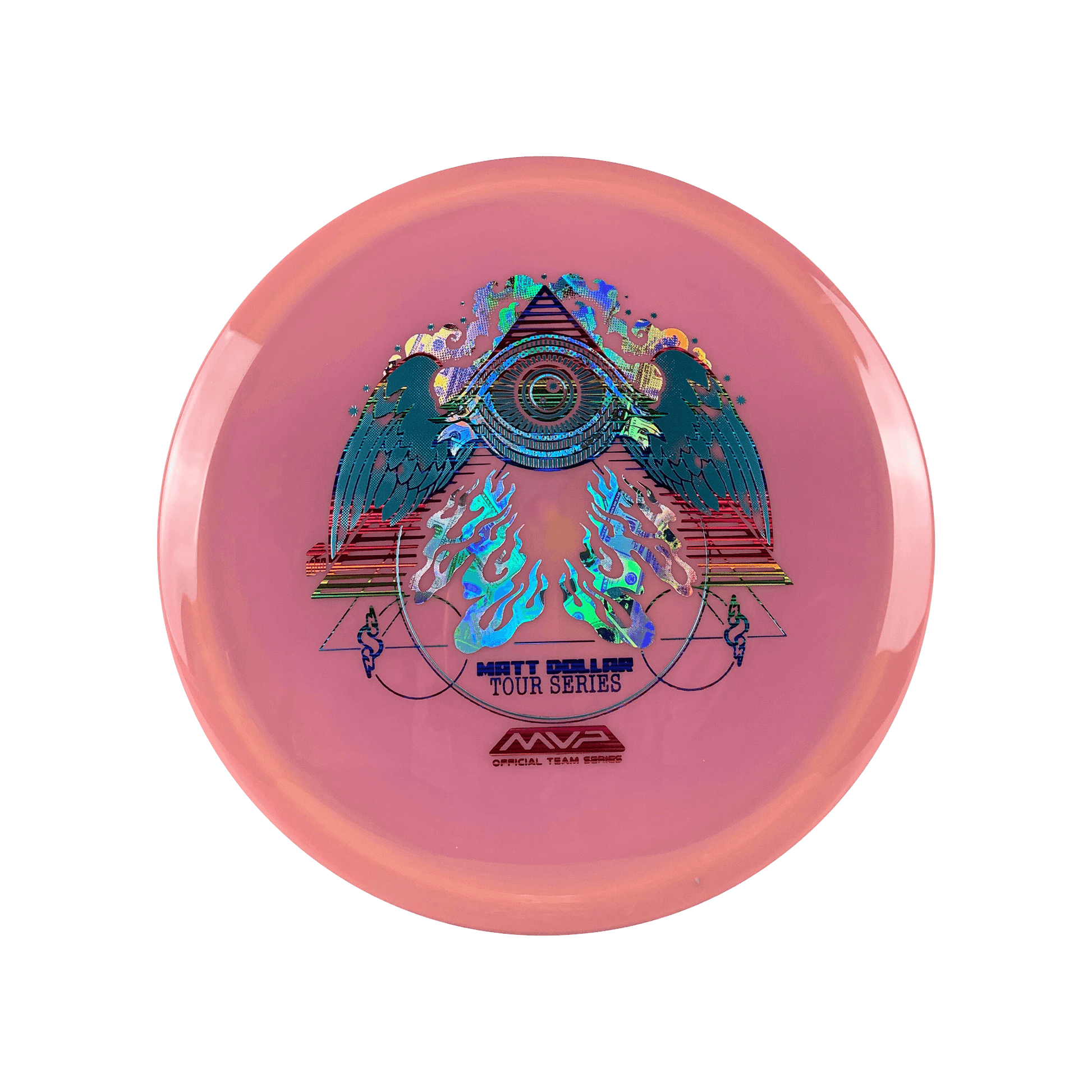 Neutron Drift - Matt Dollar Flying Eye Stamp Disc Streamline multi / pink 175
