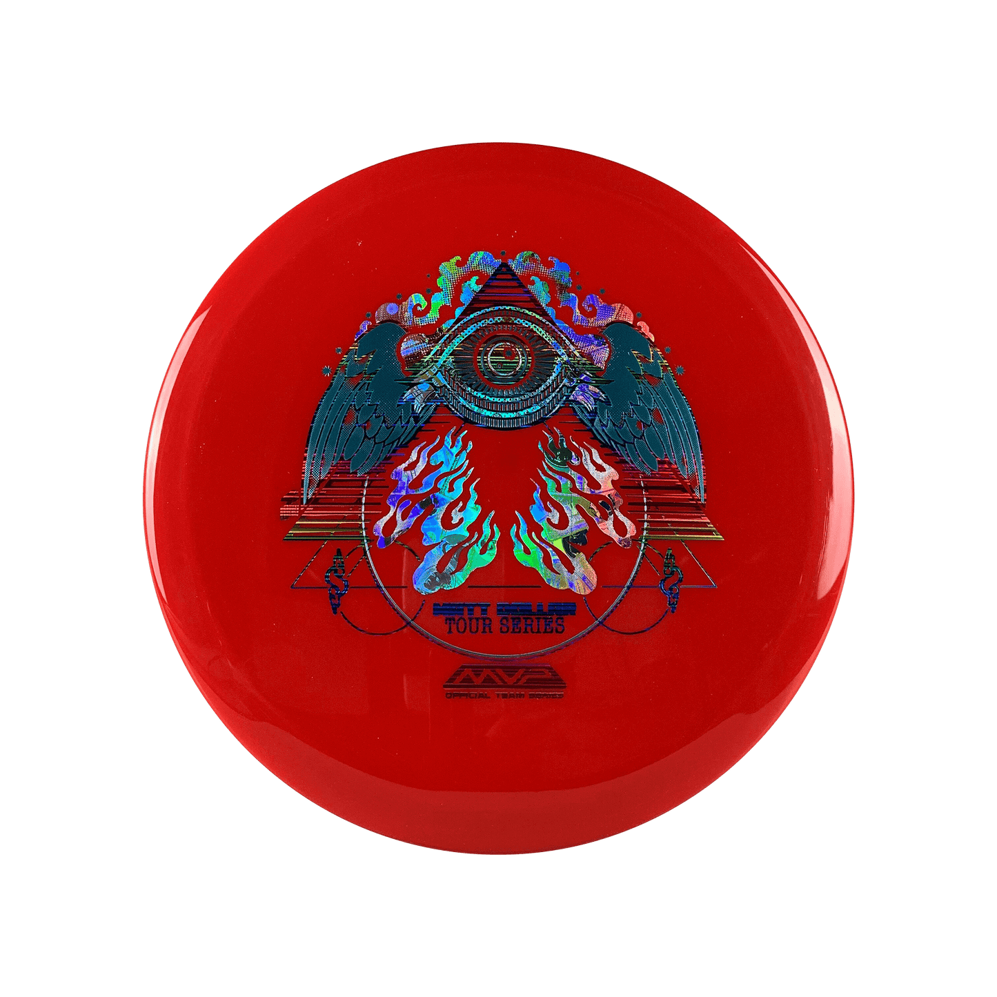 Neutron Drift - Matt Dollar Flying Eye Stamp Disc Streamline multi / red 174