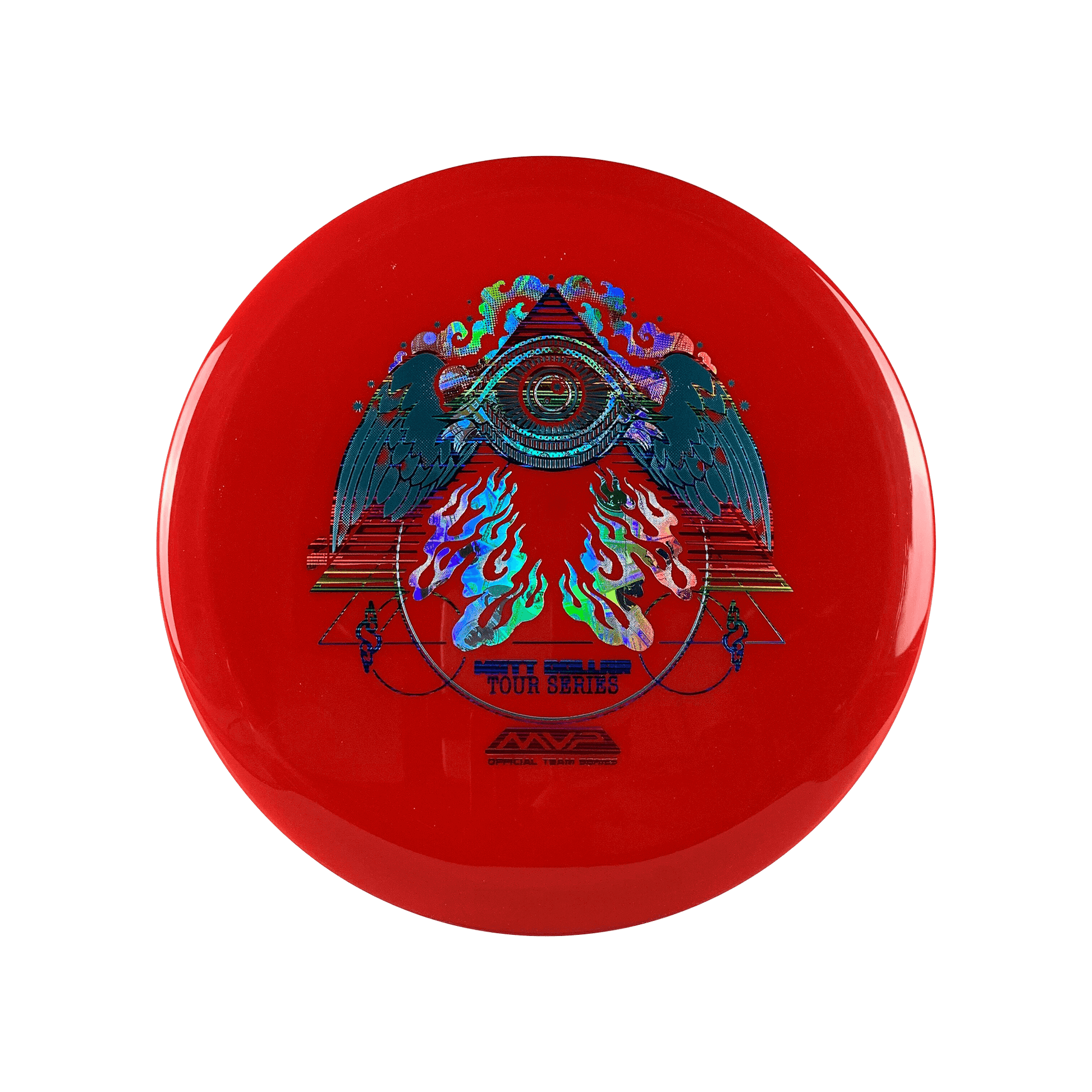 Neutron Drift - Matt Dollar Flying Eye Stamp Disc Streamline multi / red 174