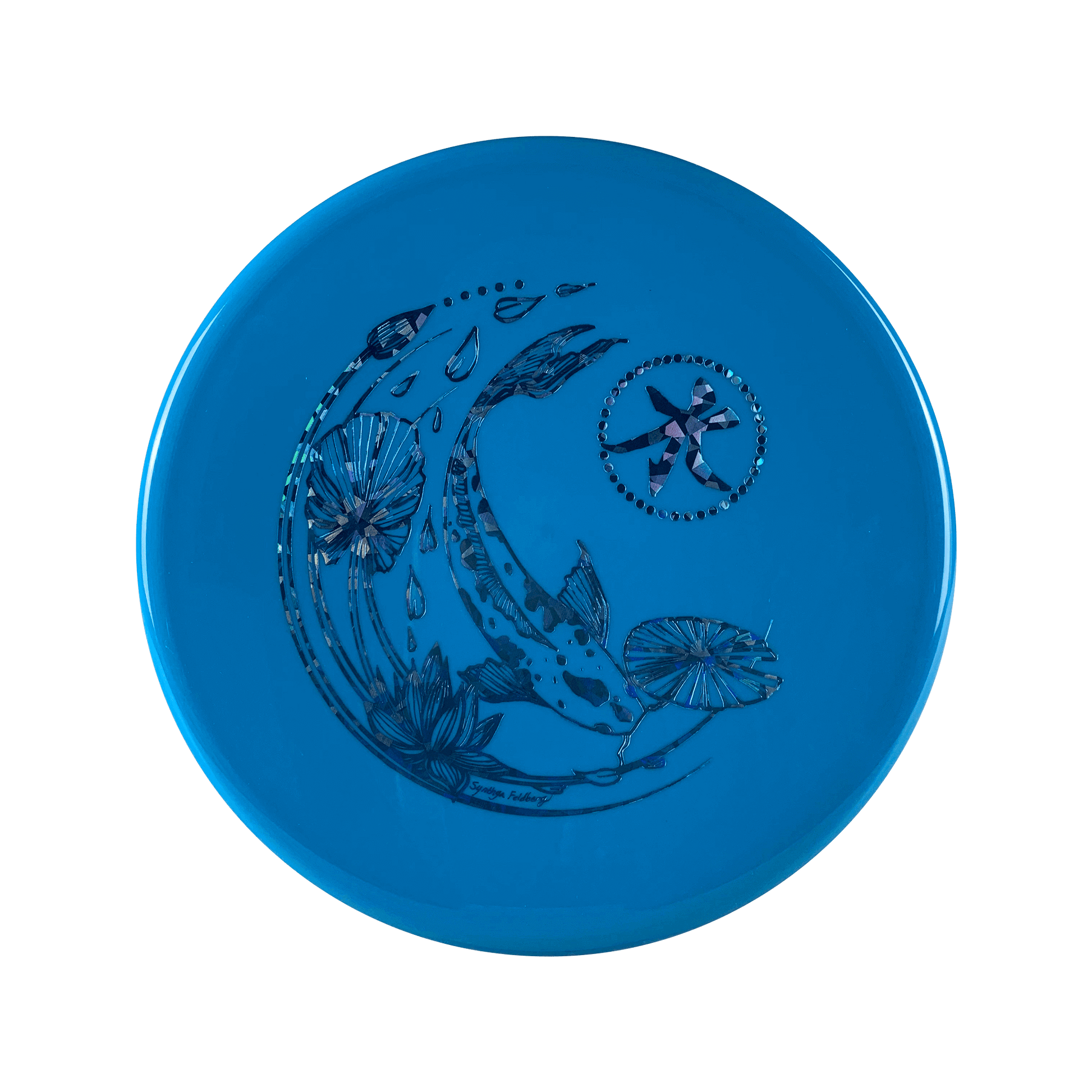 Neutron Stabilizer - Koi Stamp Disc Streamline blue 173