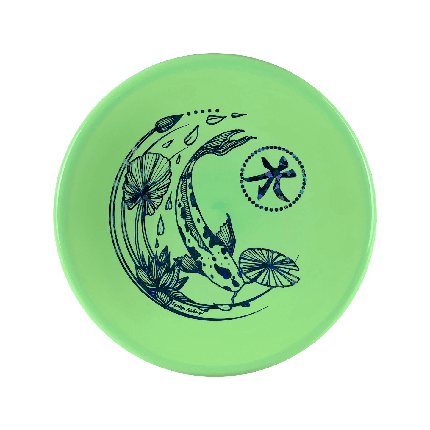 Neutron Stabilizer - Koi Stamp Disc Streamline lime 173