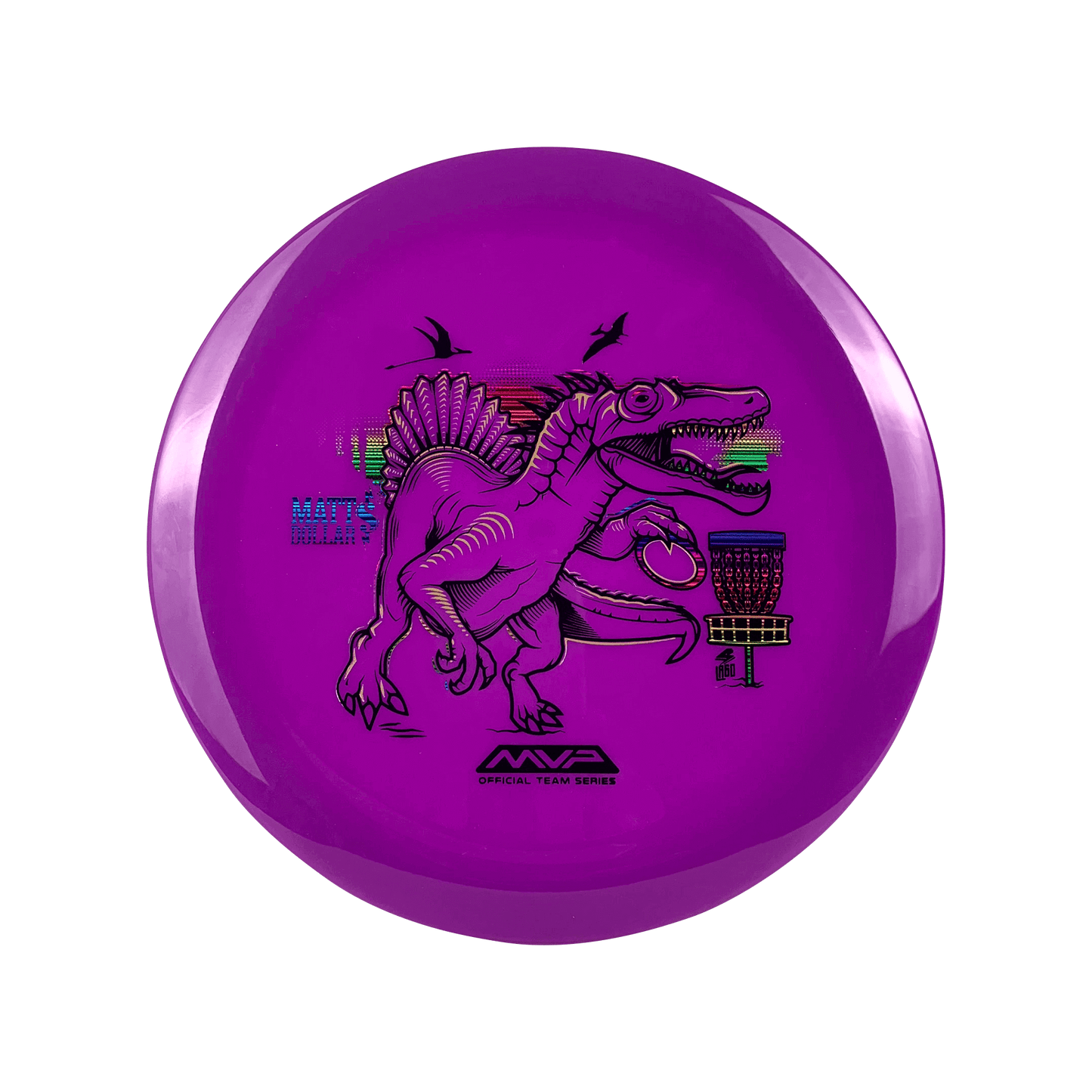 Neutron Turbulence - Matt Dollar Raptor Stamp Disc Streamline purple 173