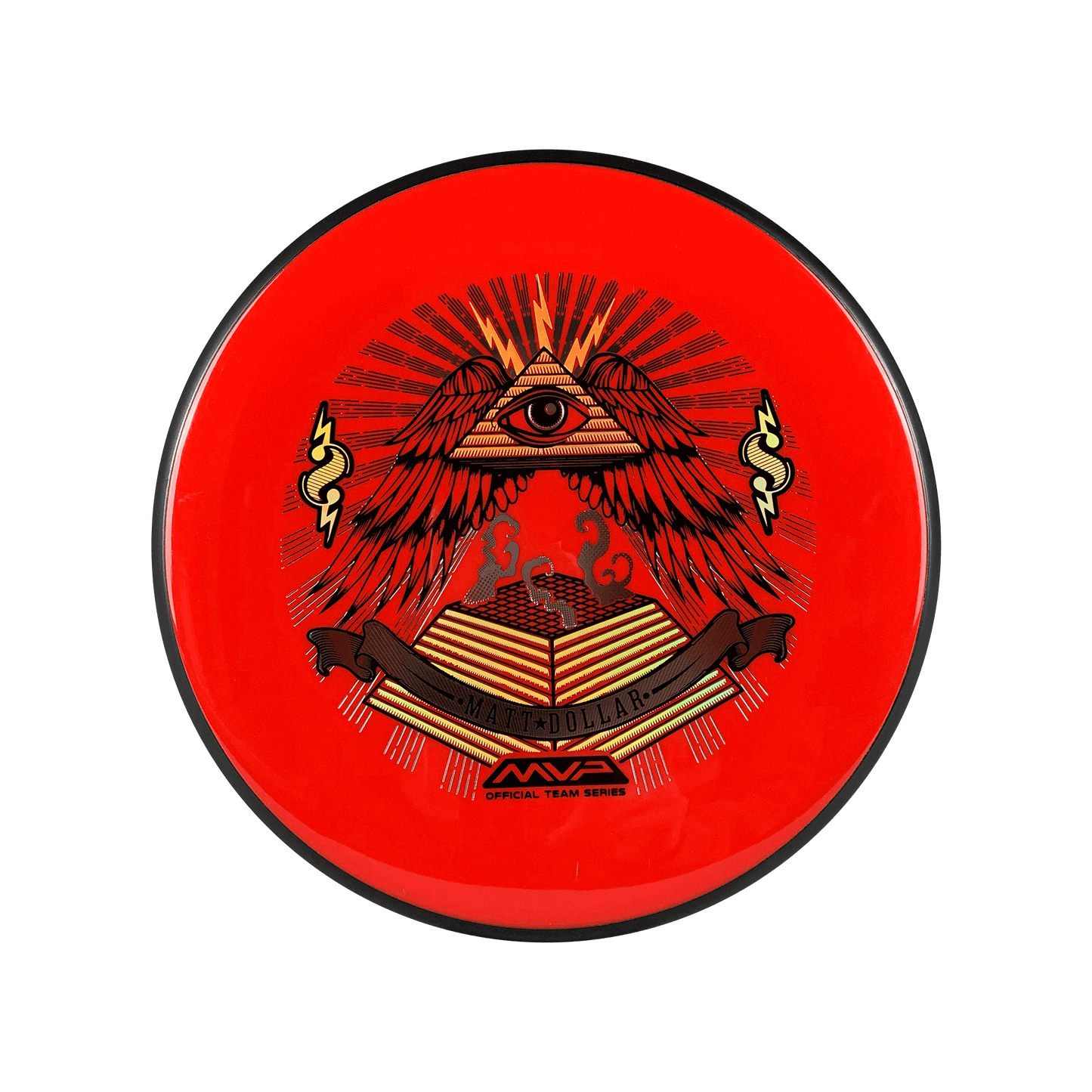Neutron Watt - Matt Dollar Pyramid Stamp Disc MVP red 175