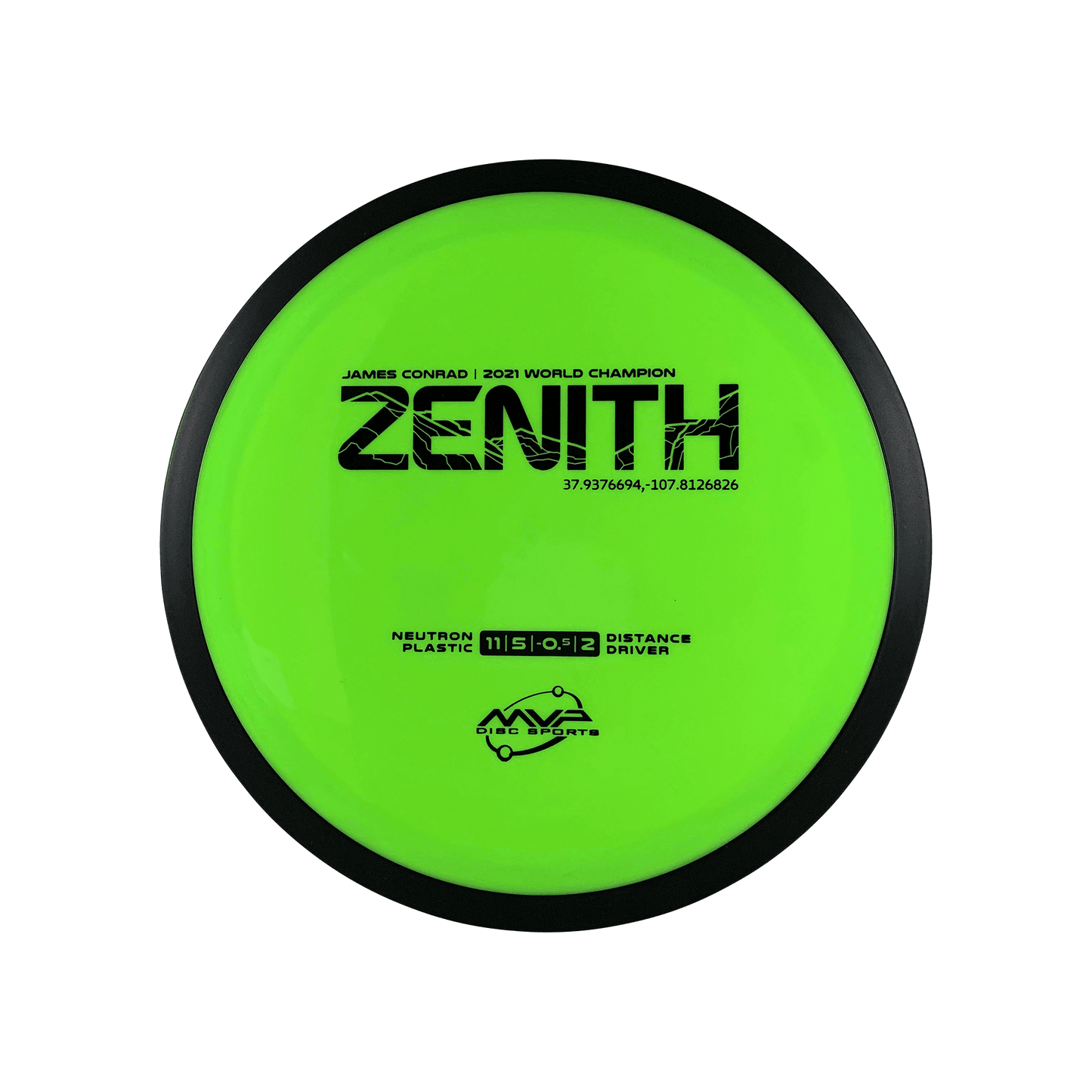 Neutron Zenith - James Conrad 2021 World Champion Signature Series Disc MVP lime 172