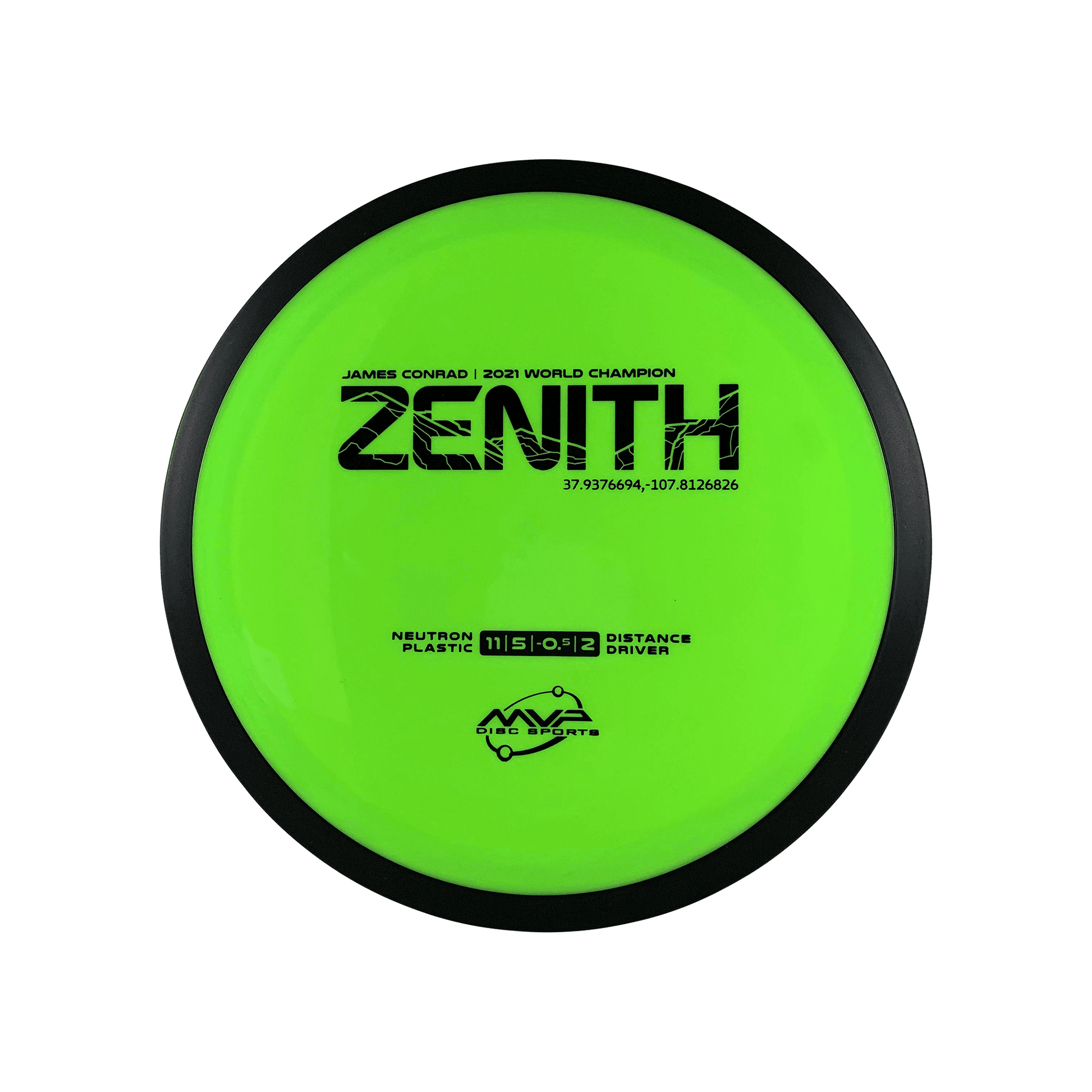 Neutron Zenith - James Conrad 2021 World Champion Signature Series Disc MVP lime 172