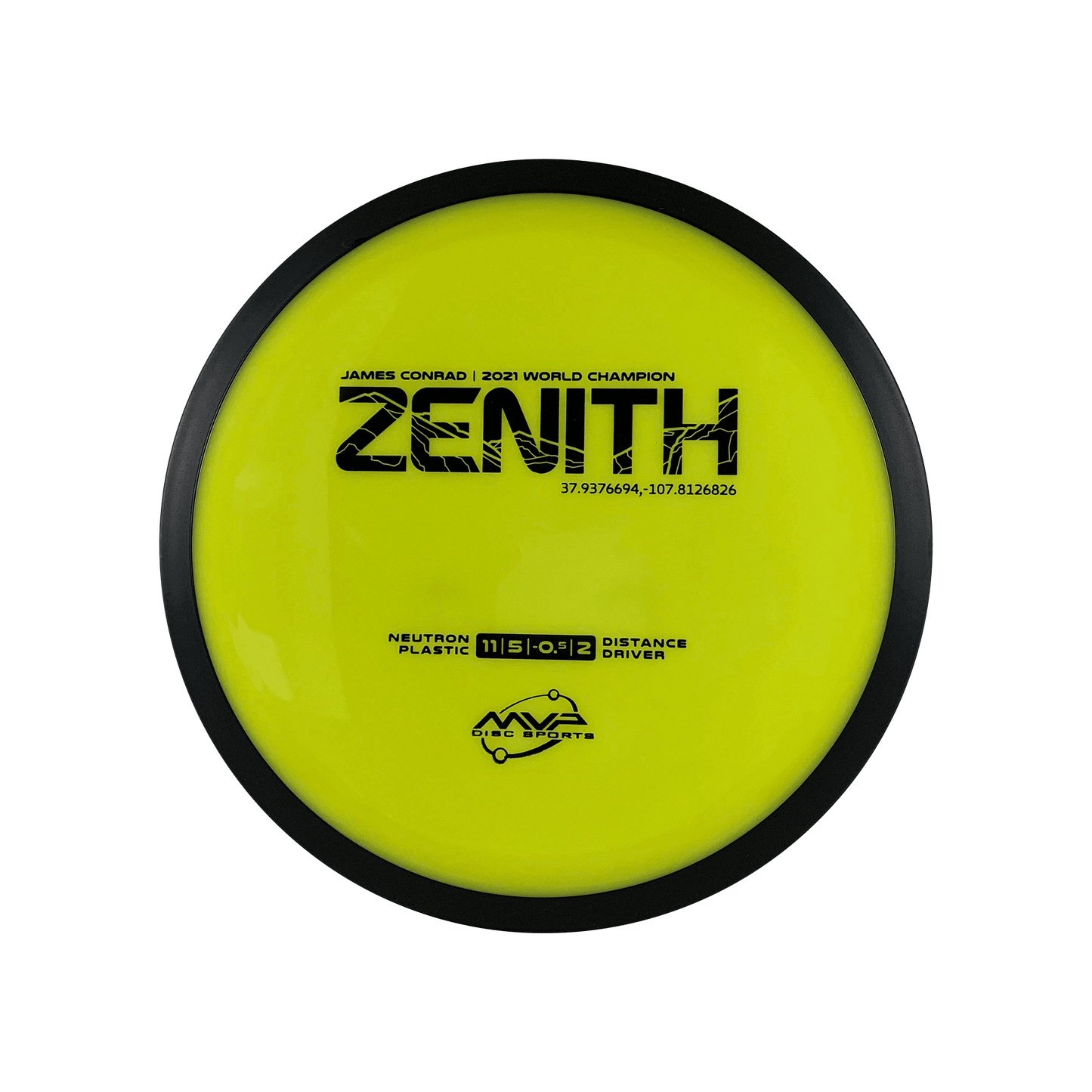 Neutron Zenith - James Conrad 2021 World Champion Signature Series Disc MVP yellow 172