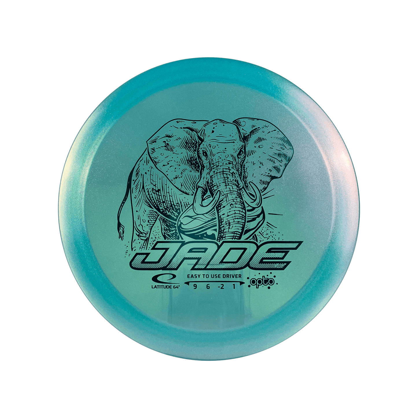 Opto Glimmer Jade Disc Latitude 64 teal 156