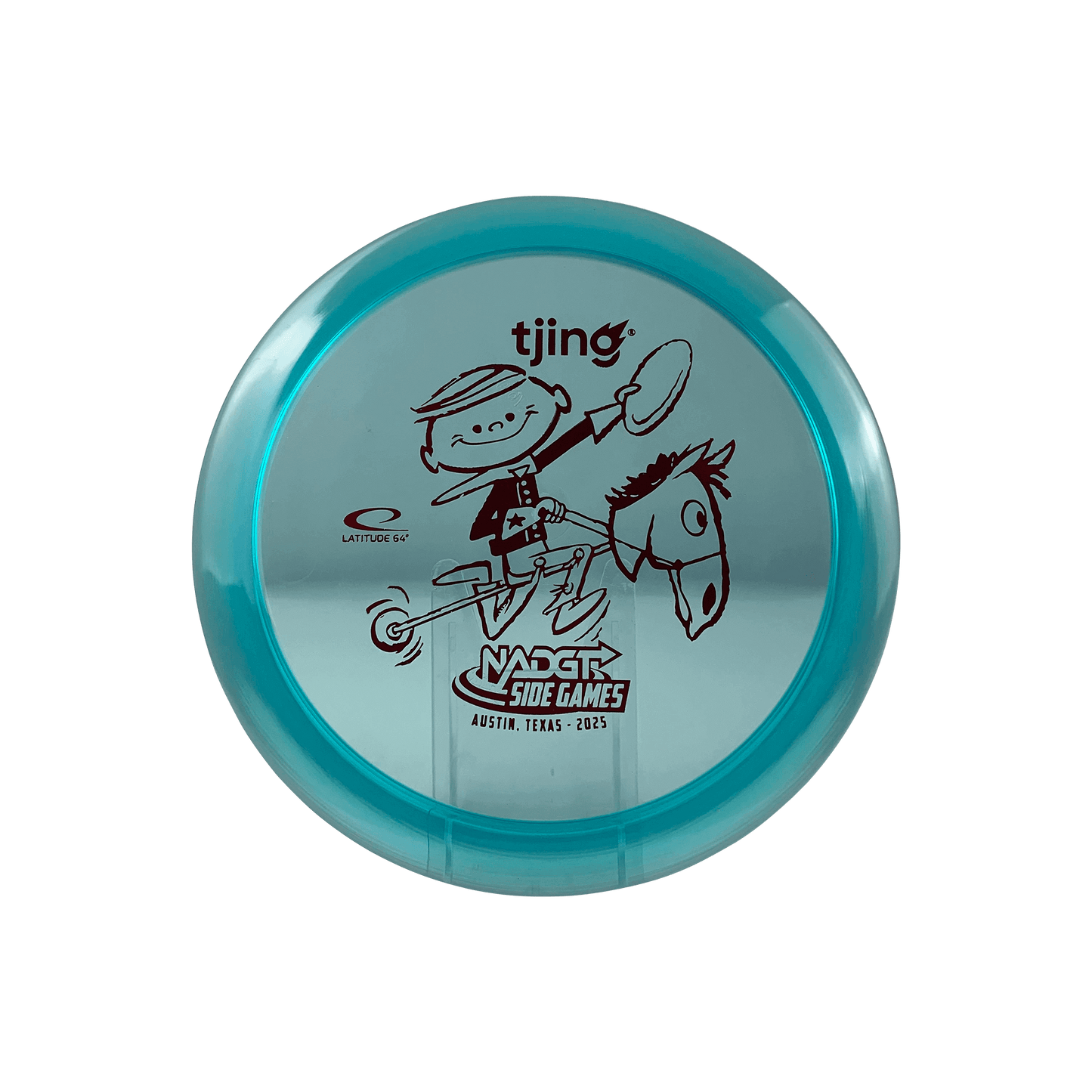 Opto Ice Musket - NADGT Side Games '25 Hobby Horse Stamp Disc Latitude 64 ice blue 175.0