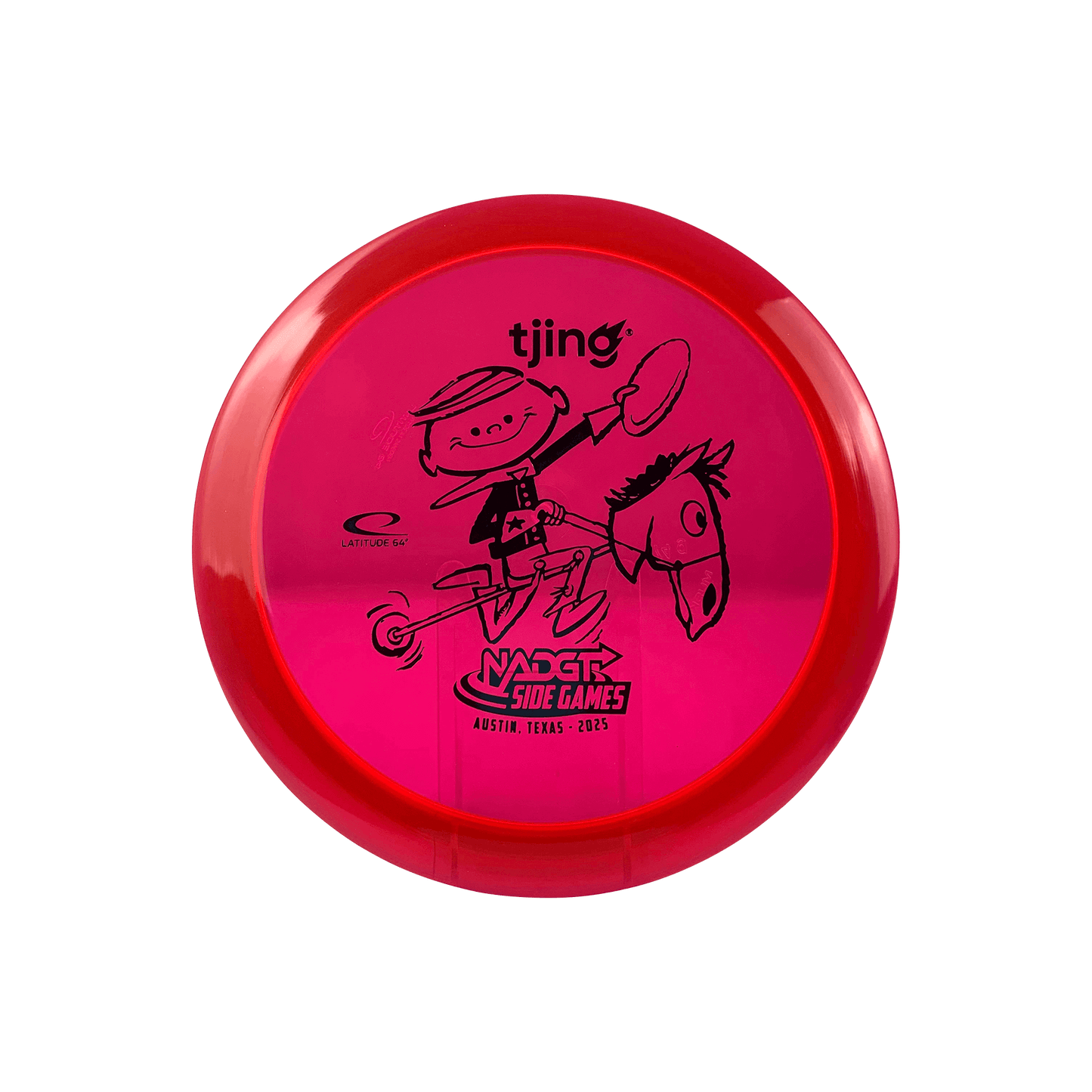 Opto Ice Musket - NADGT Side Games '25 Hobby Horse Stamp Disc Latitude 64 red 173.0
