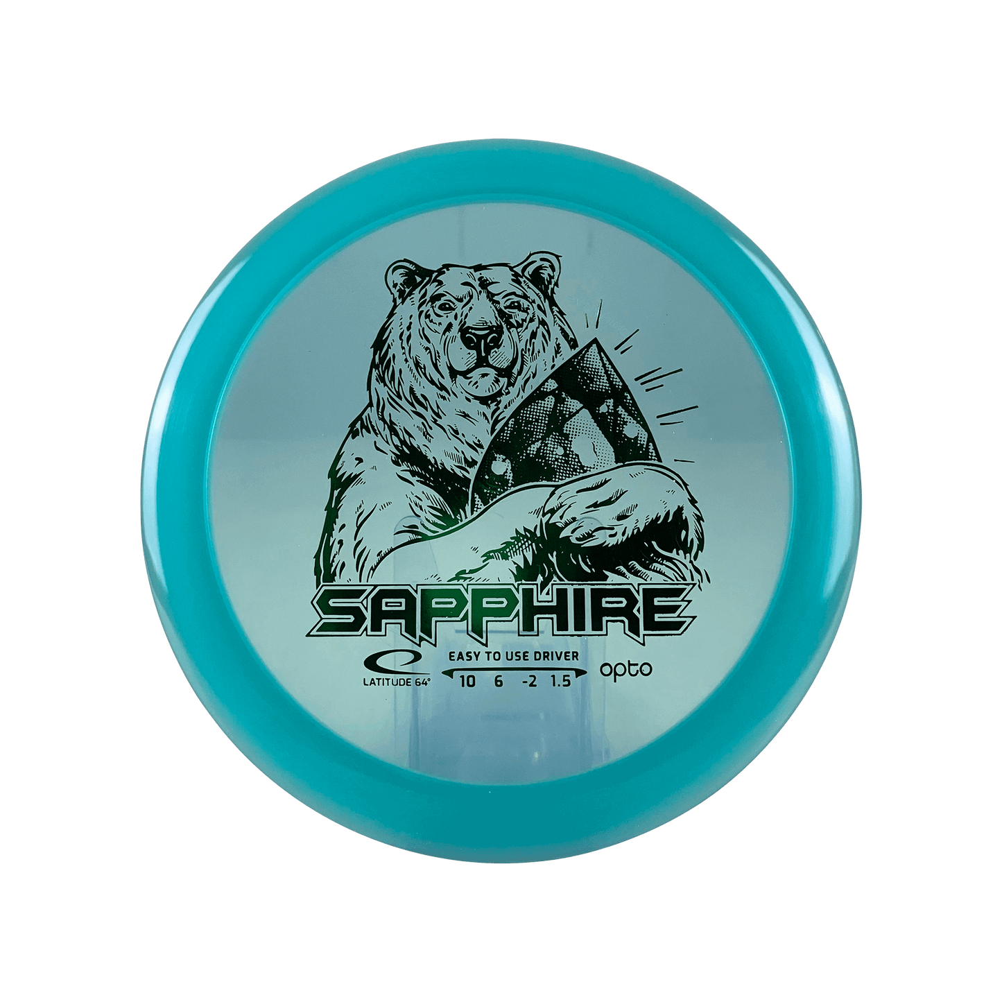 Opto Sapphire Disc Latitude 64 ice blue 165