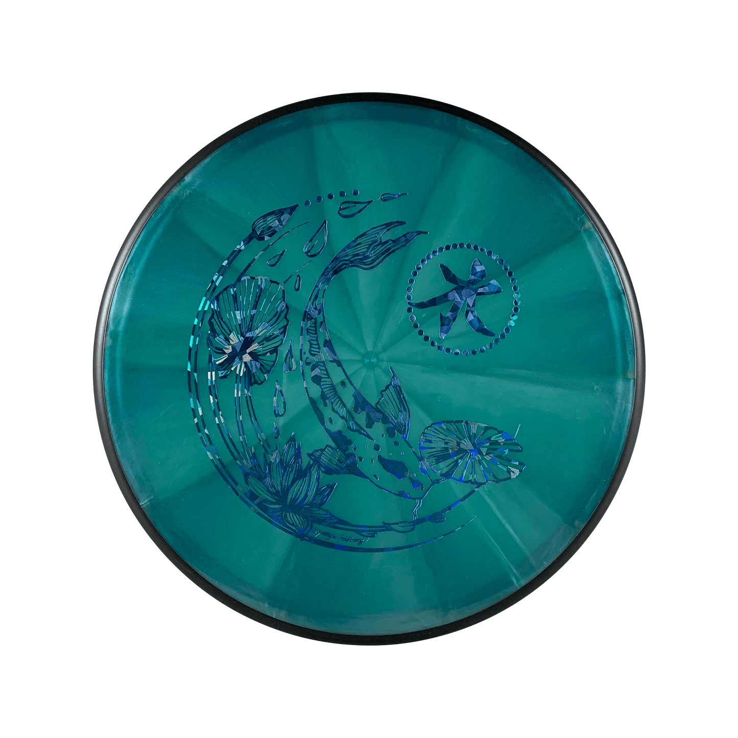 Plasma Entropy - Koi Stamp Disc MVP multi / blue 172