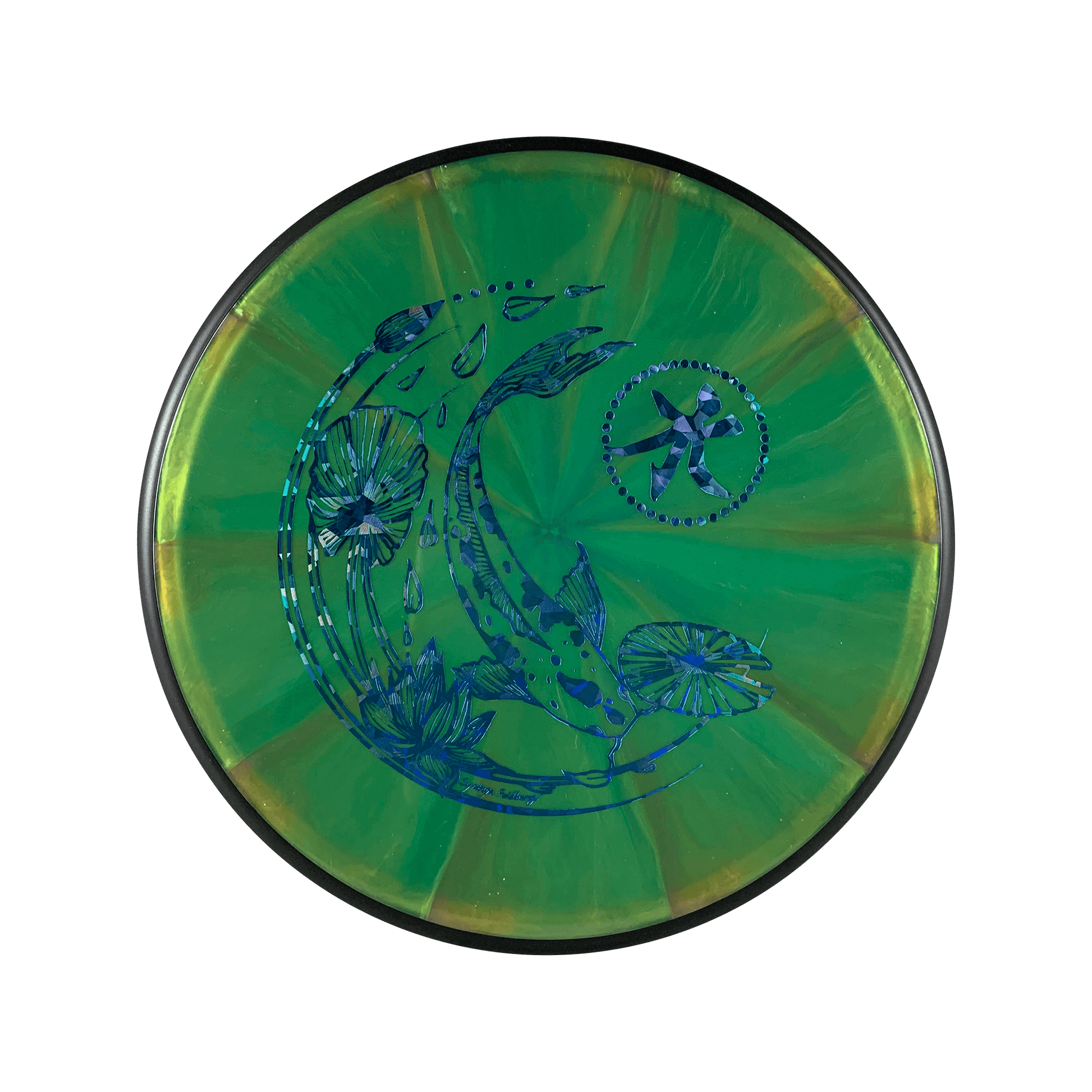 Plasma Entropy - Koi Stamp Disc MVP multi / green 172